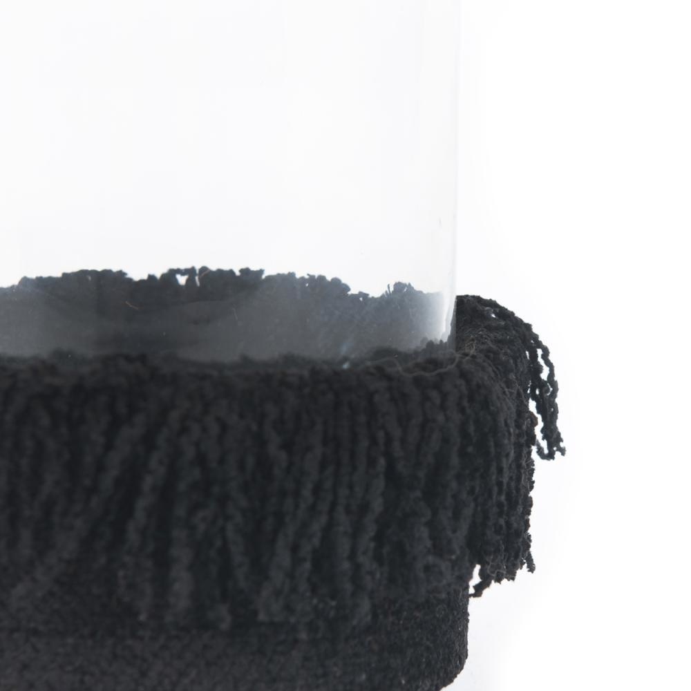 De Oh My Gee Kaarsenhouder - Zwart Velvet - M - Set van 4