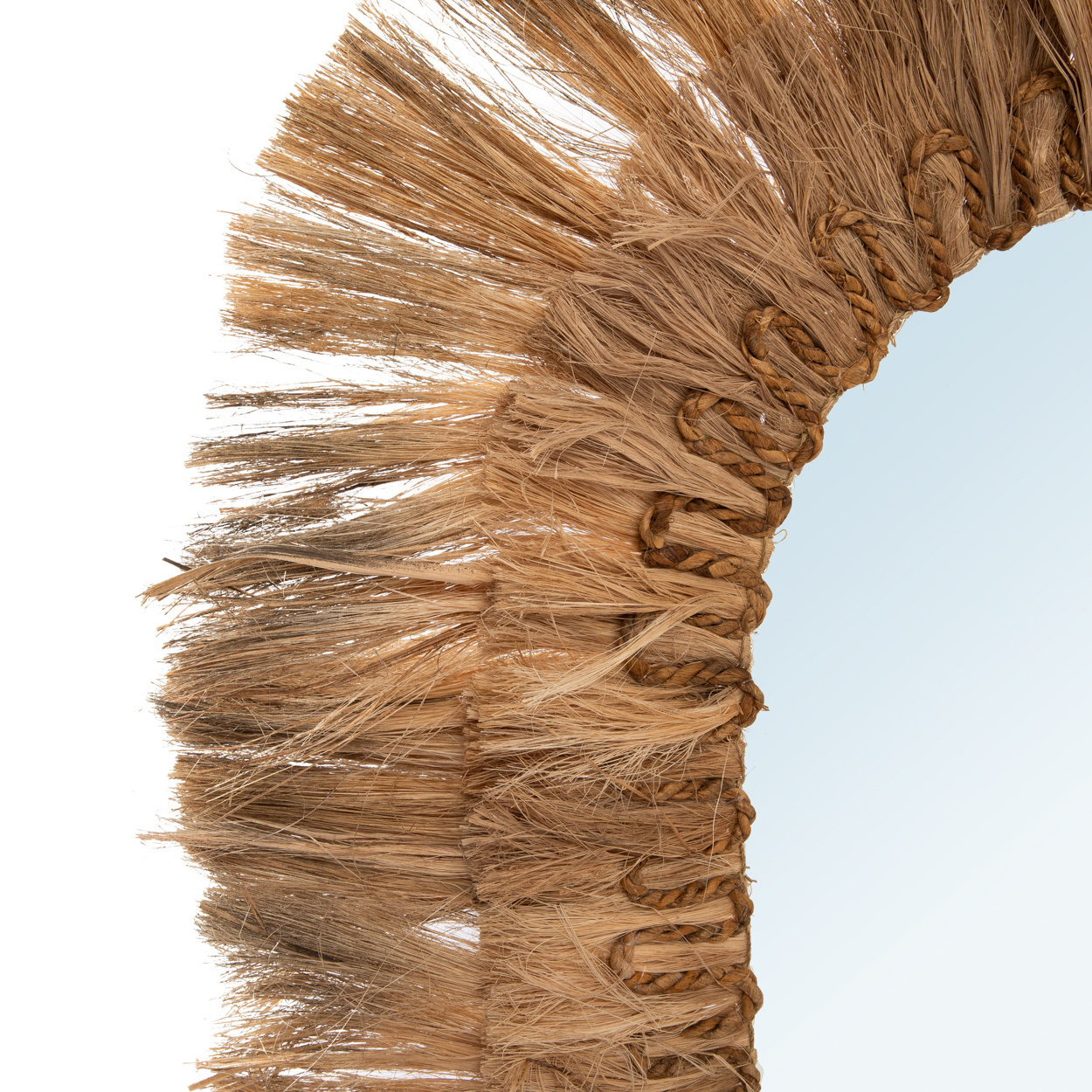 De Huge Oval Spiegel - Naturel - XL