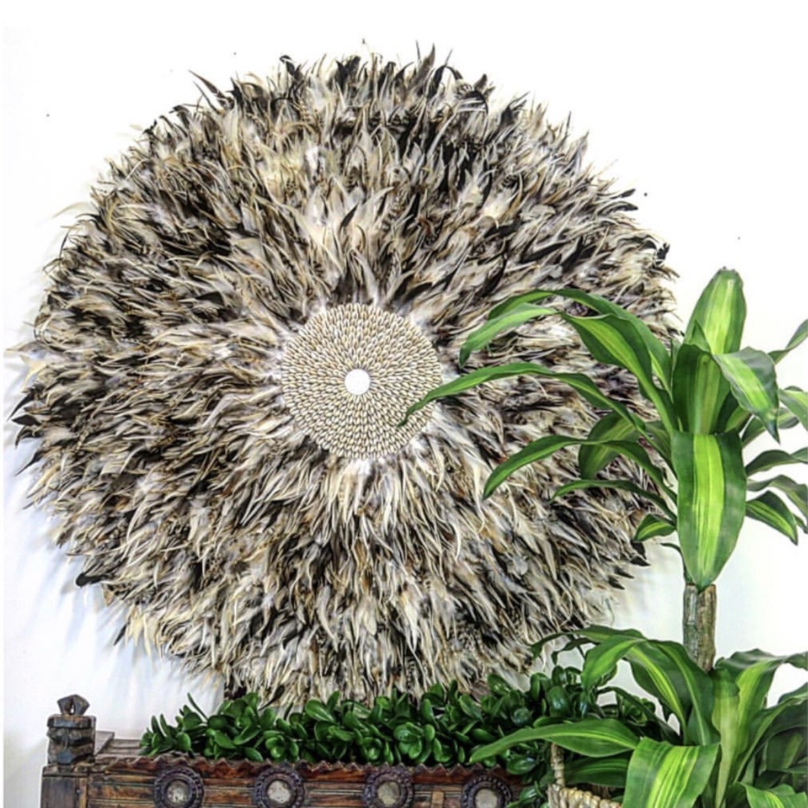 De Coastal Juju Muurdecoratie - Grijs Bruin - L