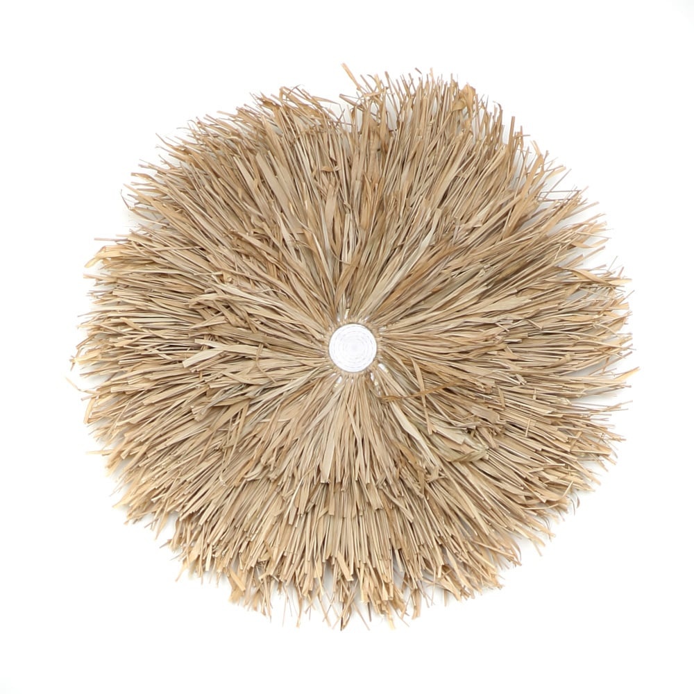 De Raffia Juju Muurdecoratie - Naturel