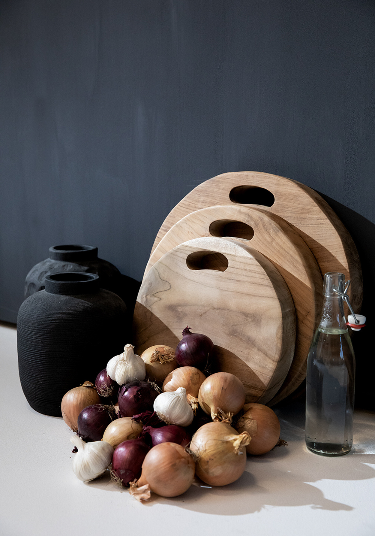 De Teak Root Snijplank - L