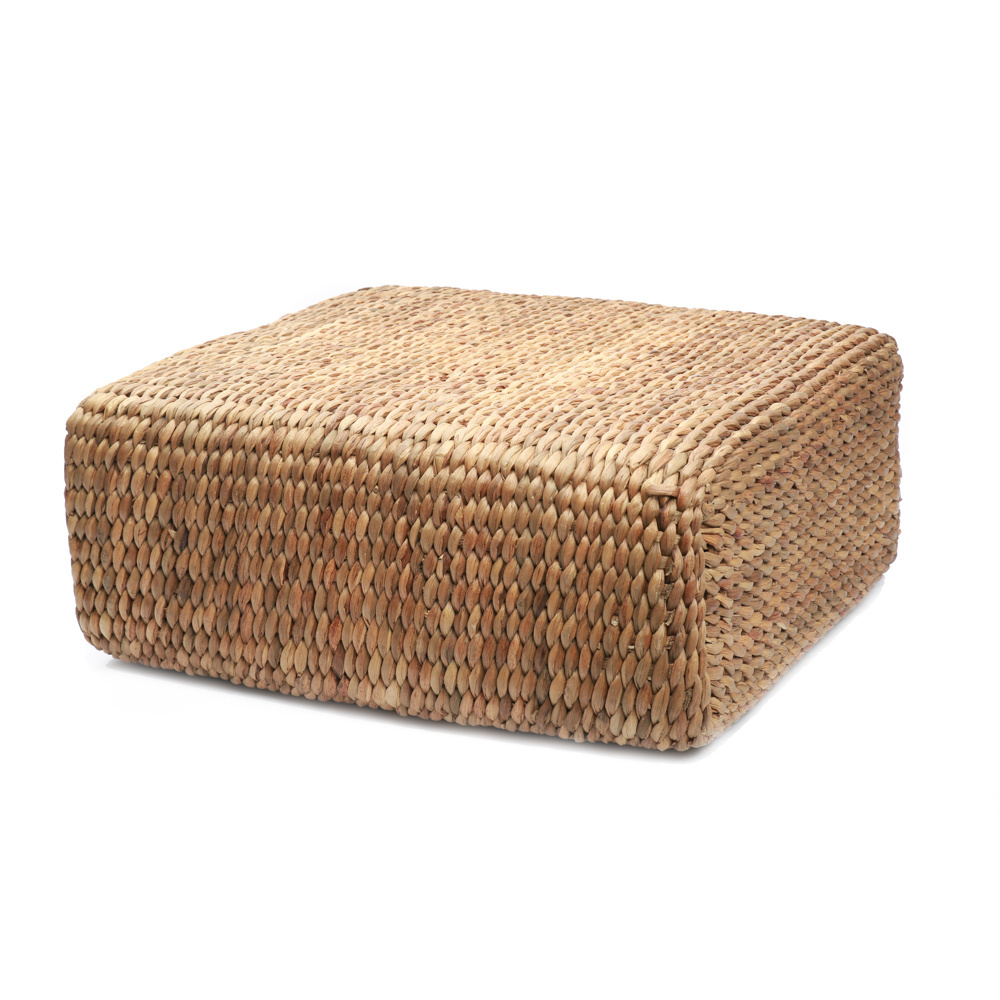 De Hyacint Poef Vierkant - Naturel - 60