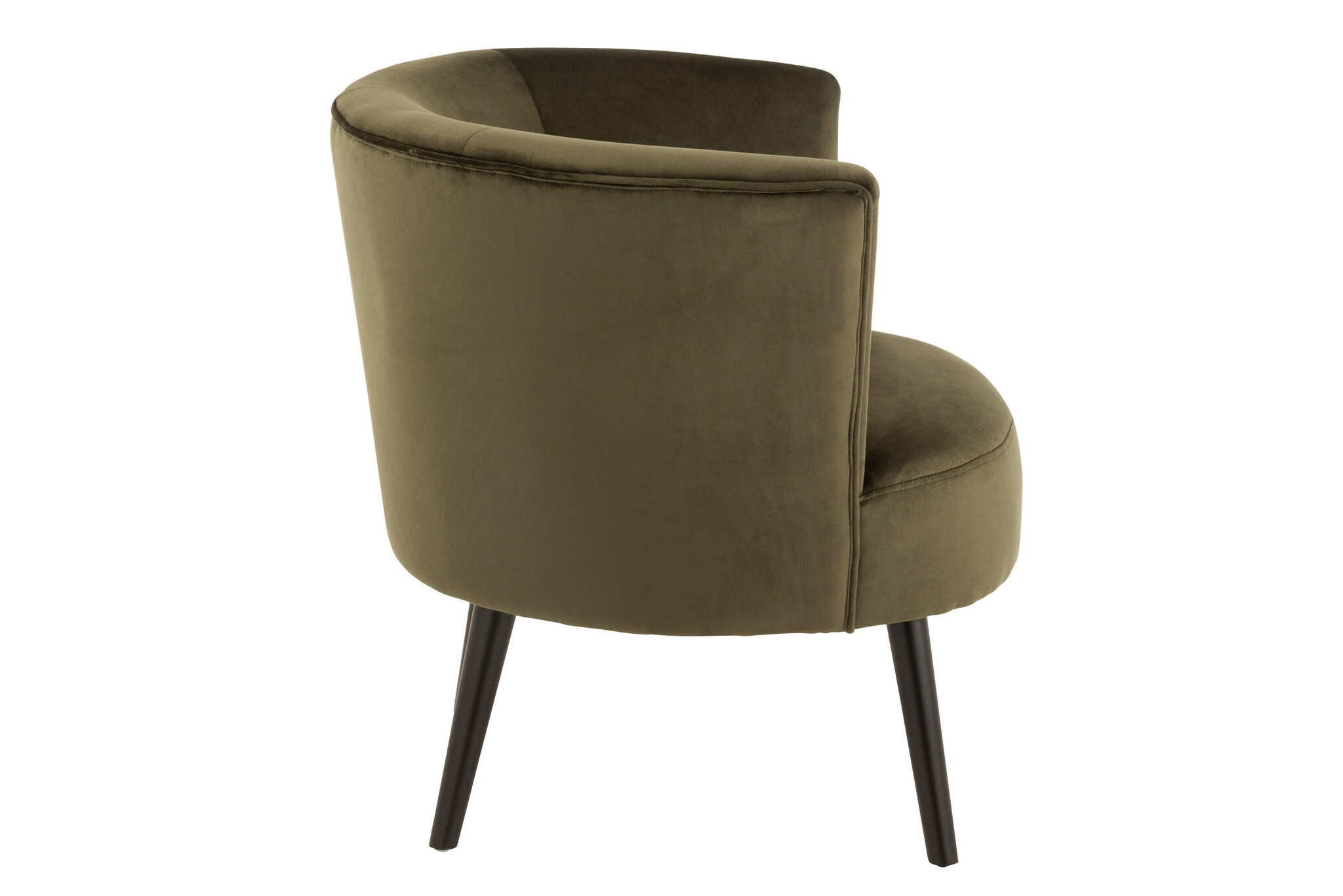CHAIR TUB TEXTILE/WOOD GREEN