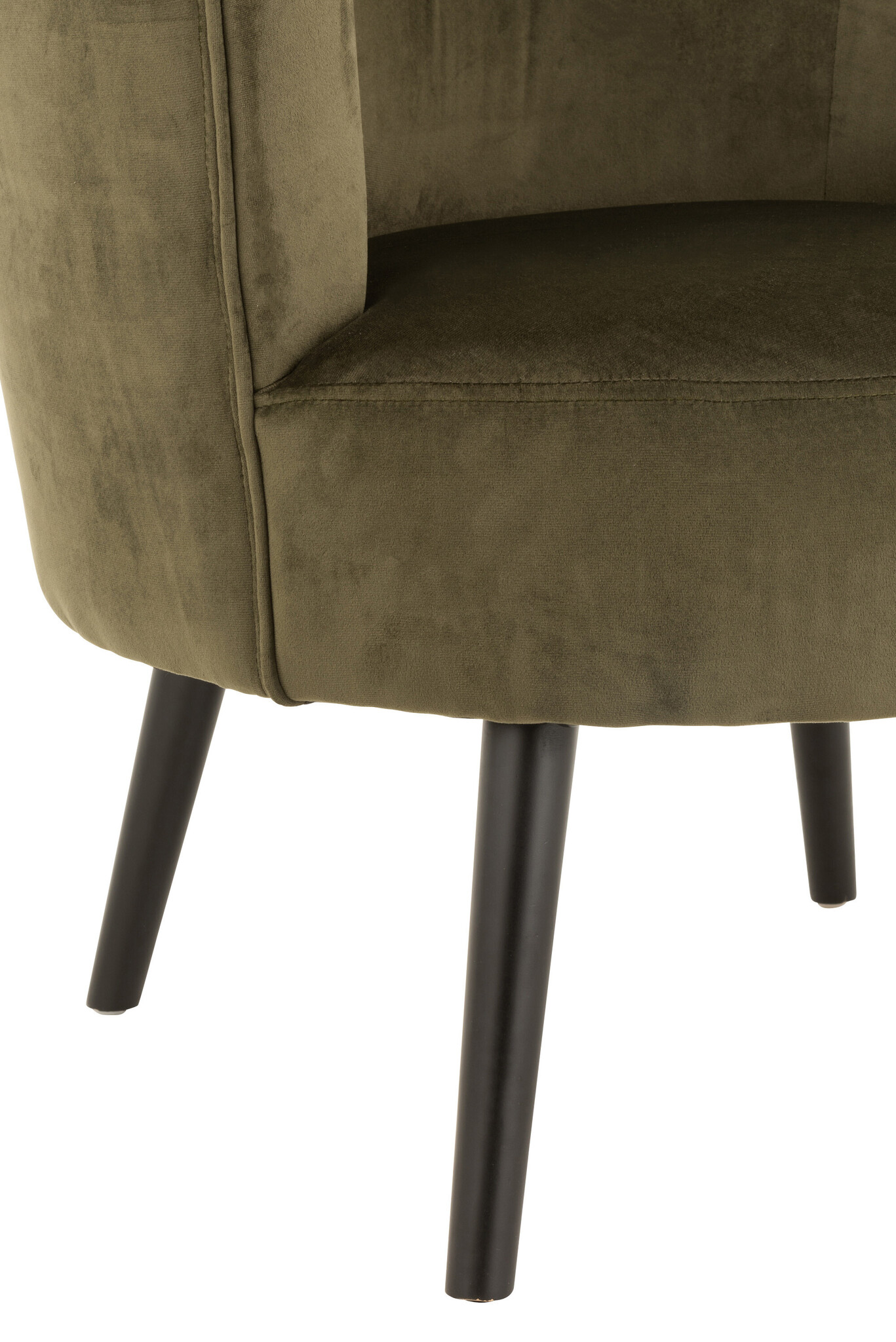 CHAIR TUB TEXTILE/WOOD GREEN