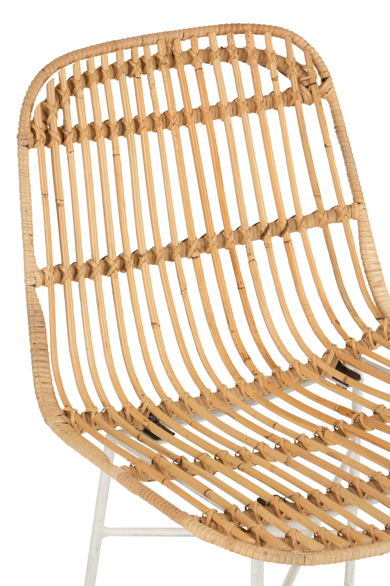 BAR SEAT EMA RATTAN/MET NAT/WH