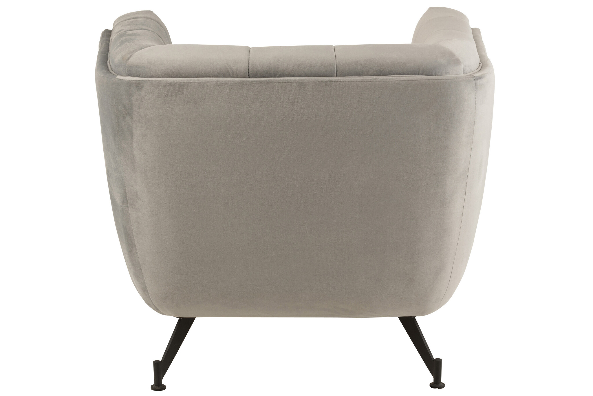 LOUNGE SEAT 1P TEX/WD/MET LGR
