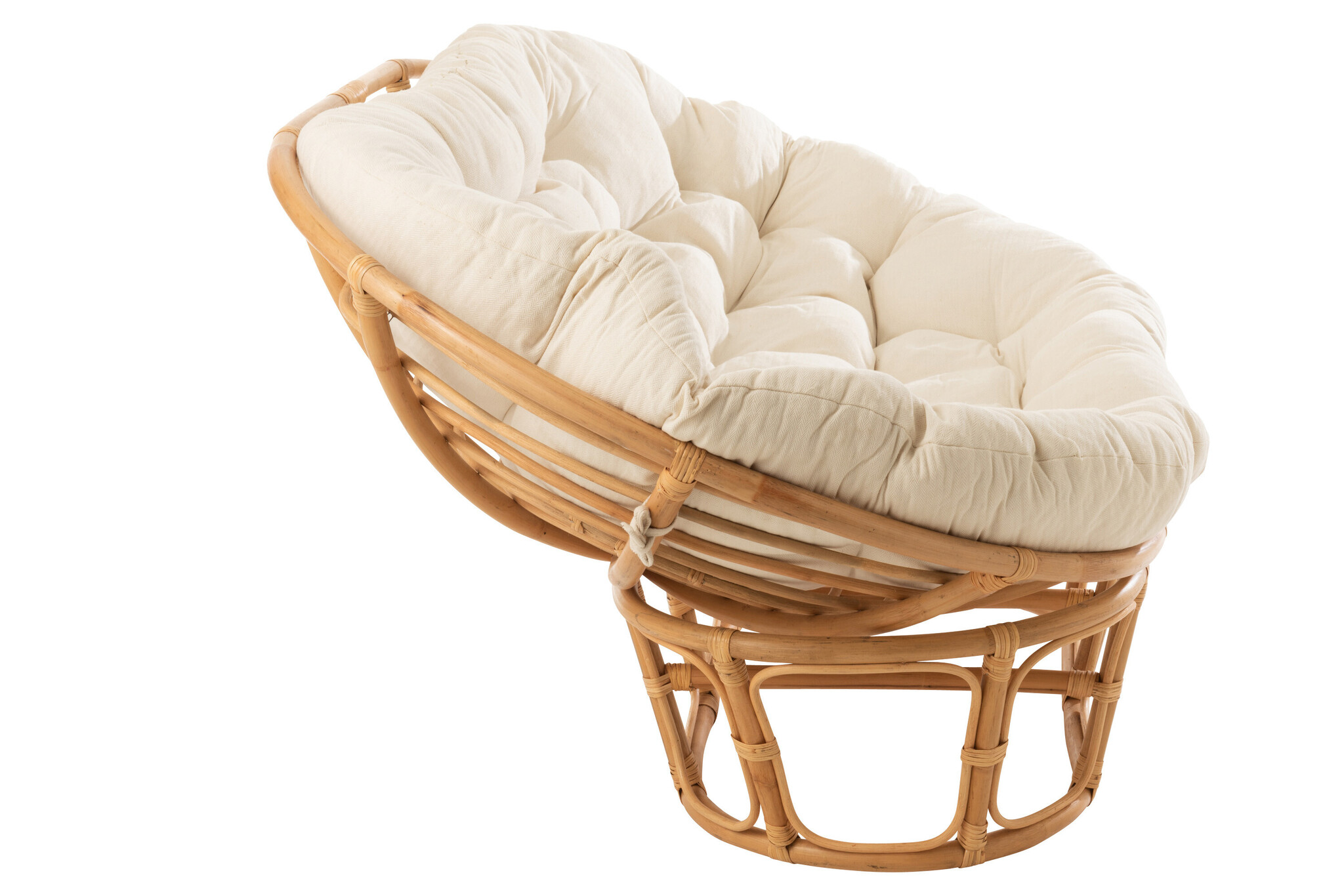 SEAT RONI CUSHION RAT NAT/WH