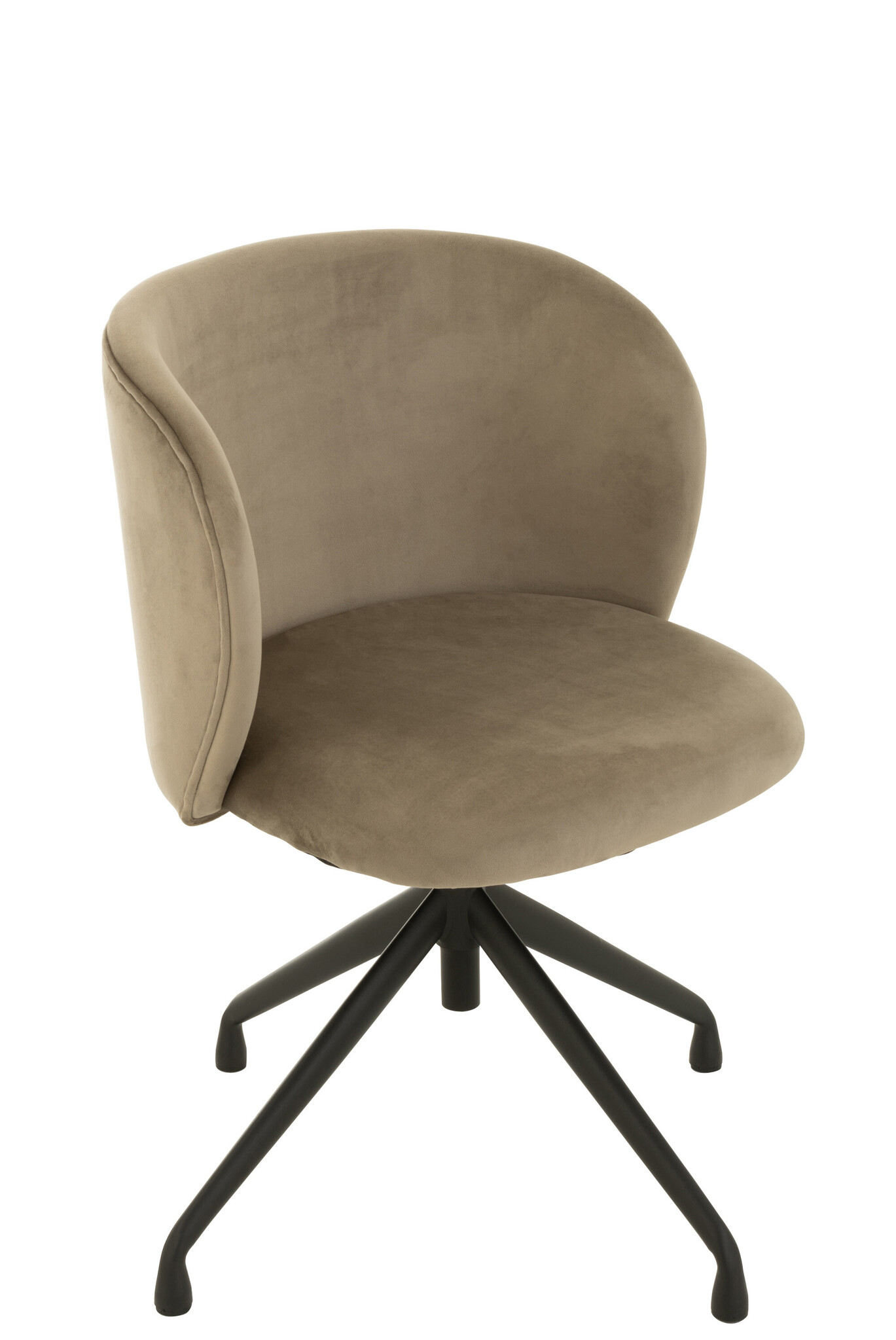 CHAIR TURN/UP/DO VELV DRK GREY