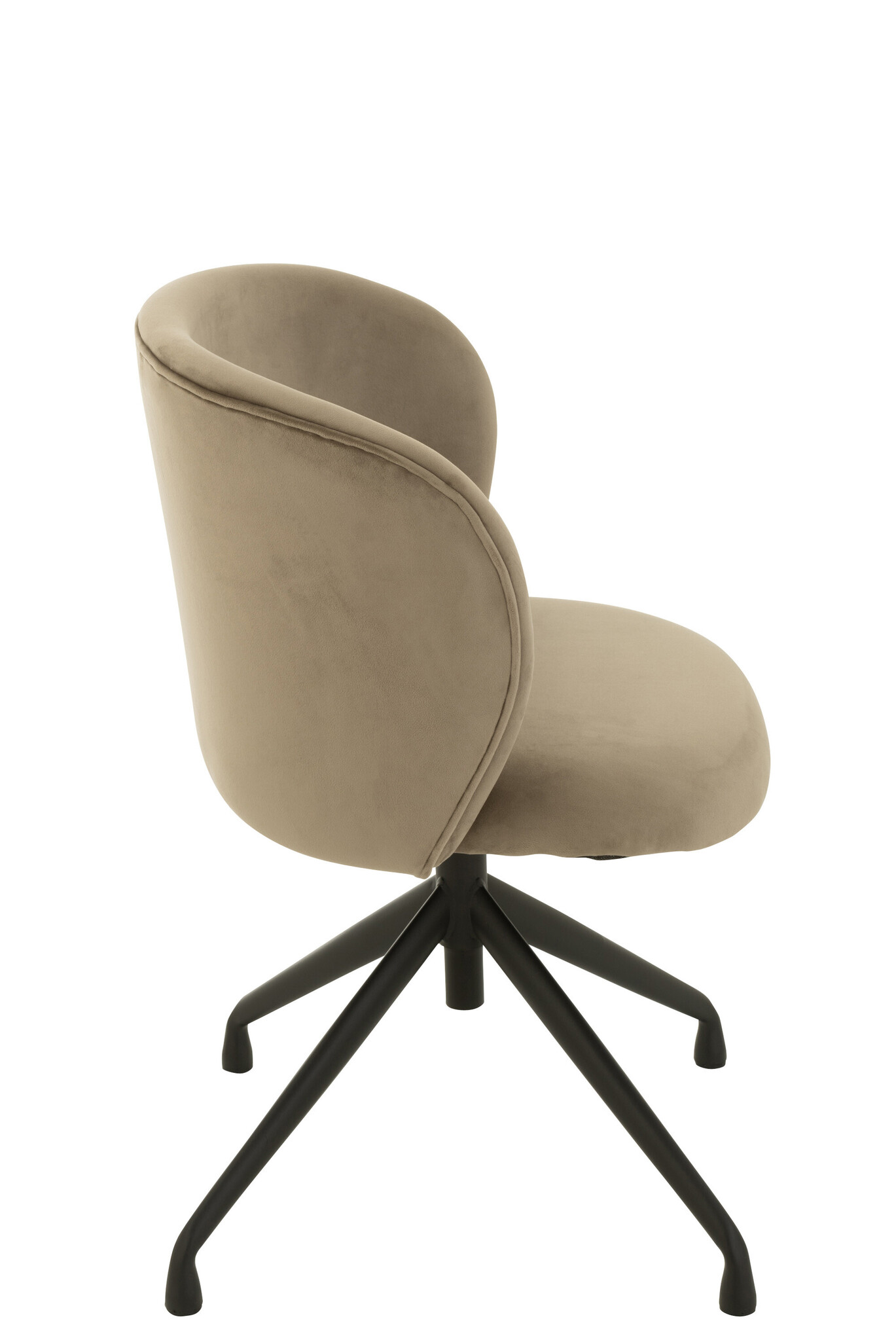 CHAIR TURN/UP/DO VELV DRK GREY