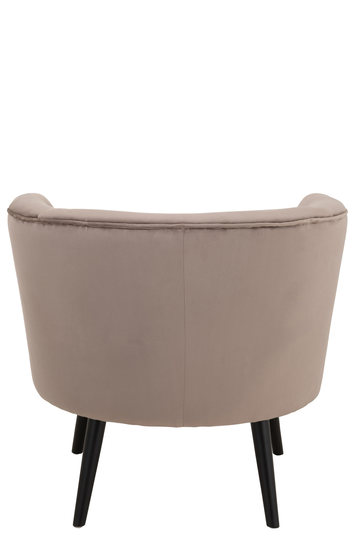 LOUNGE CHAIR ROUND TEX/MET BR