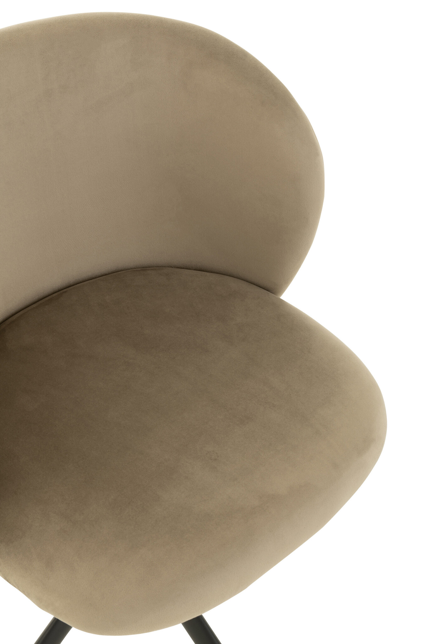 CHAIR TURN/UP/DO VELV DRK GREY