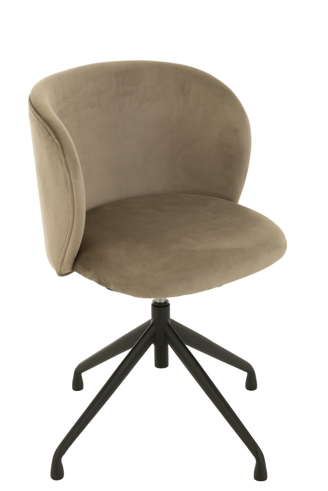 CHAIR TURN/UP/DO VELV DRK GREY