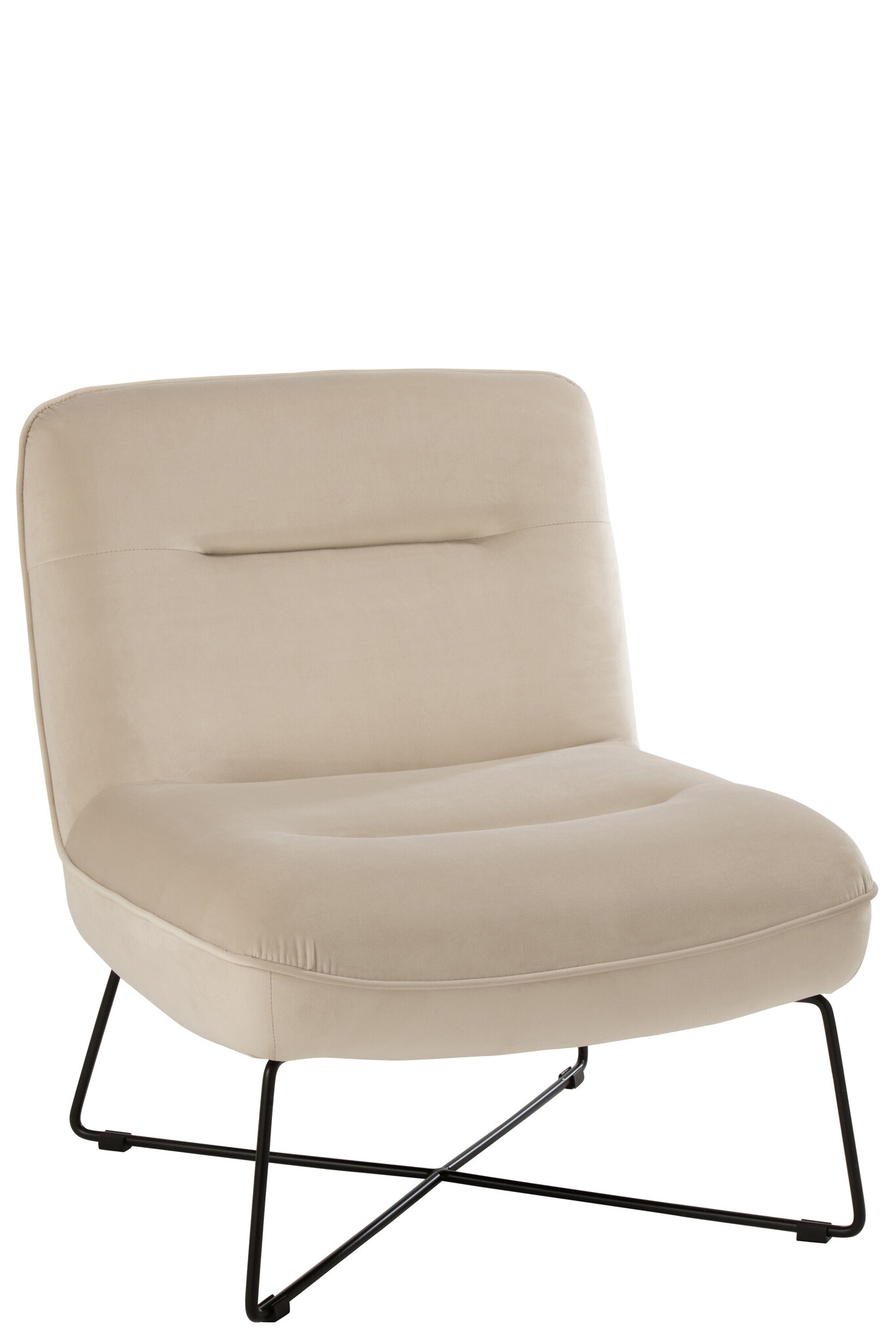 LOUNGE CHAIR FRAME TEXT/MET WH