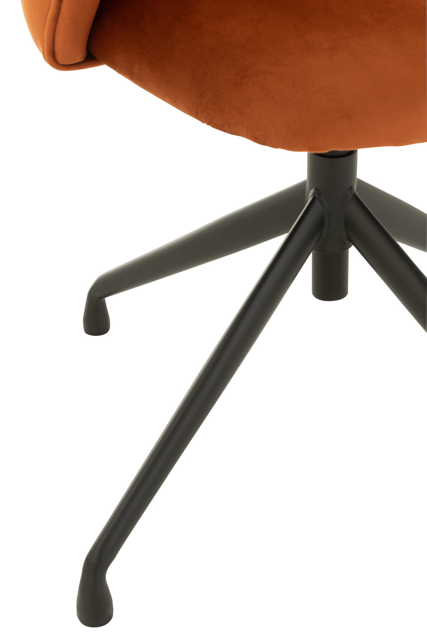 CHAIR TURN/UP/DO VELV DRK ORAN