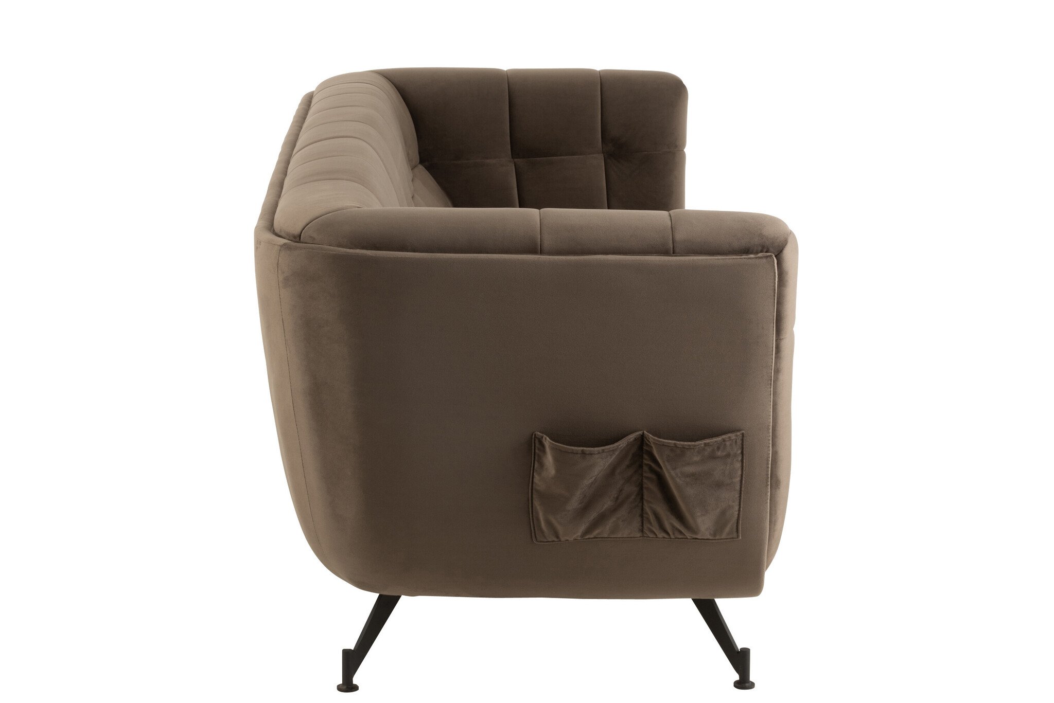 LOUNGE SEAT 3P TE/WD/MET D GRY