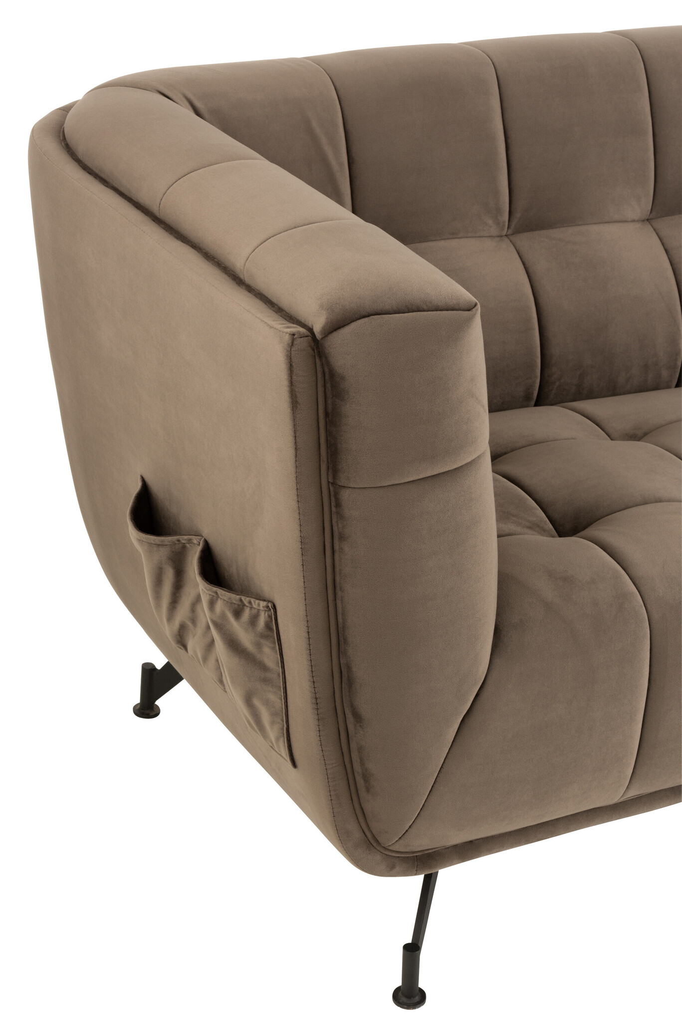LOUNGE SEAT 3P TE/WD/MET D GRY