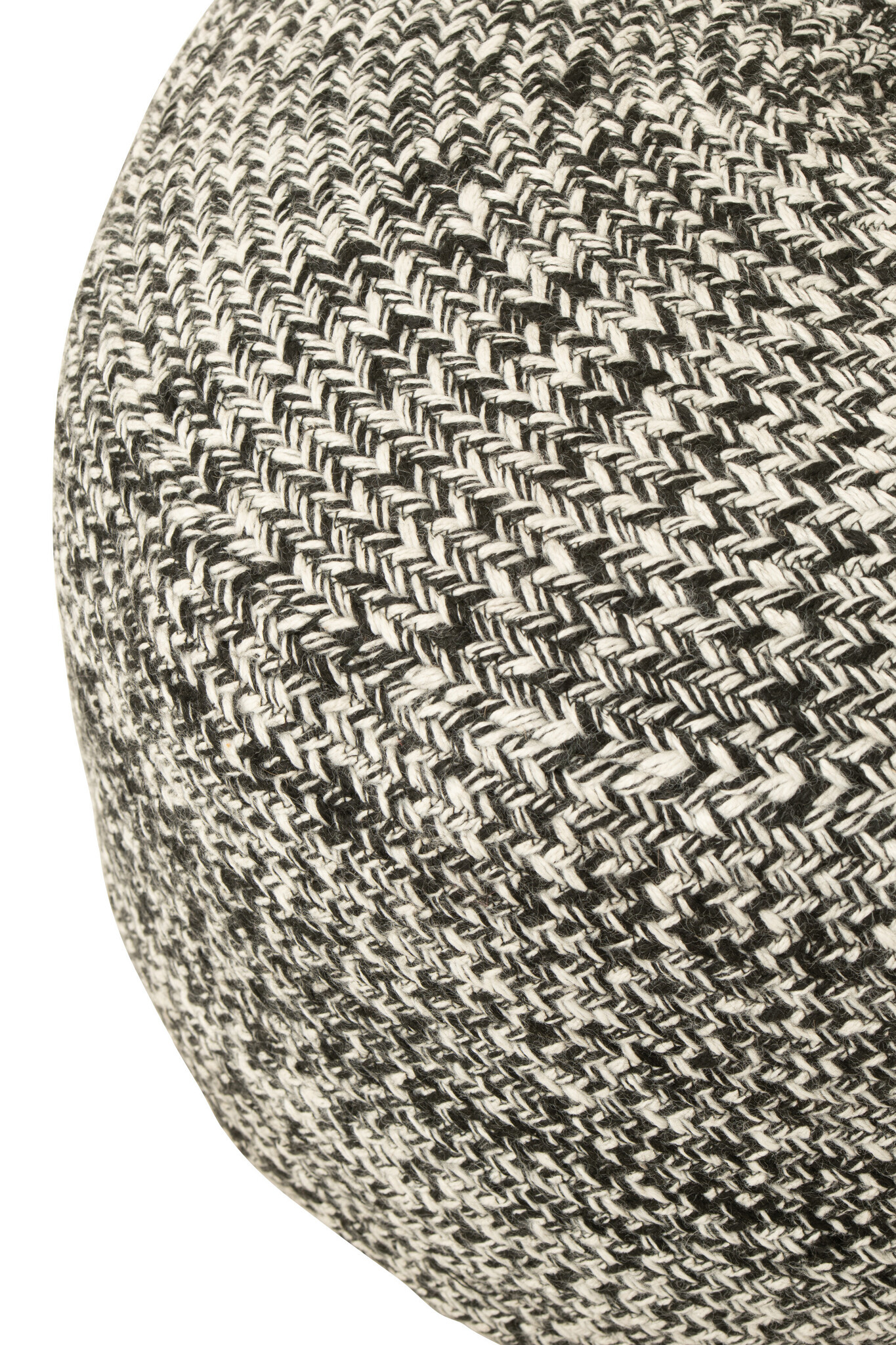 POUF MIAMI OUT POL BLK/W