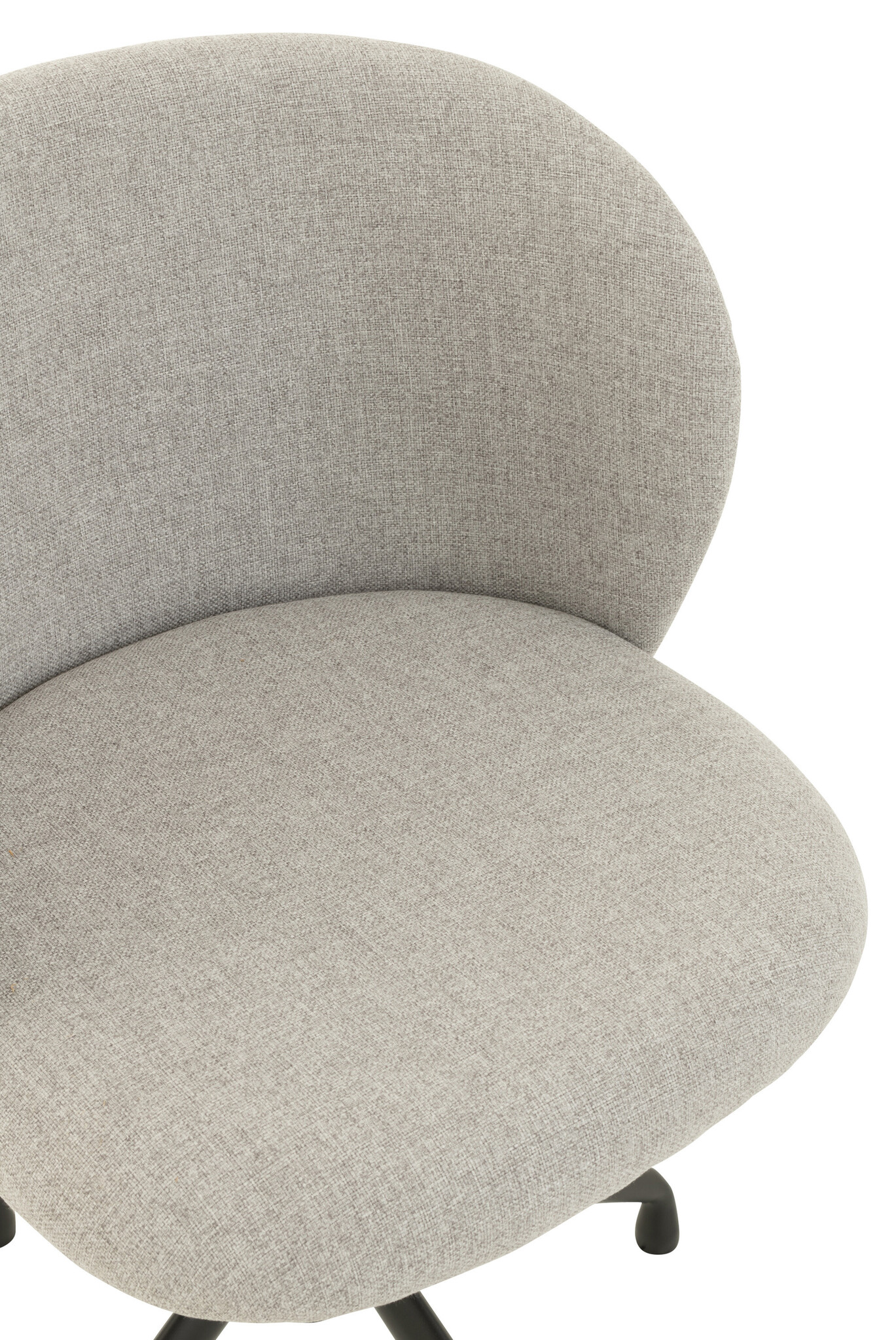 CHAIR TURN/UP/DOWN LINEN GREY