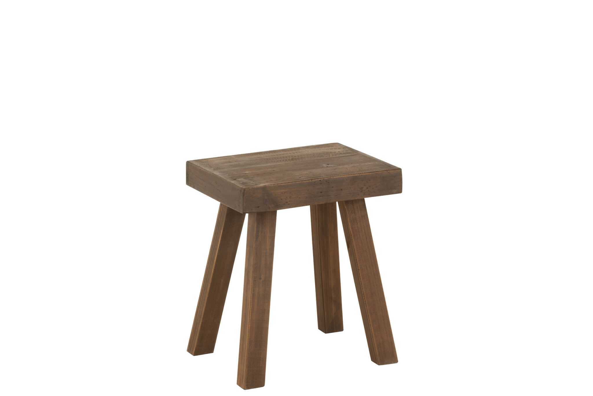 STOOL BASIC WOOD BROWN
