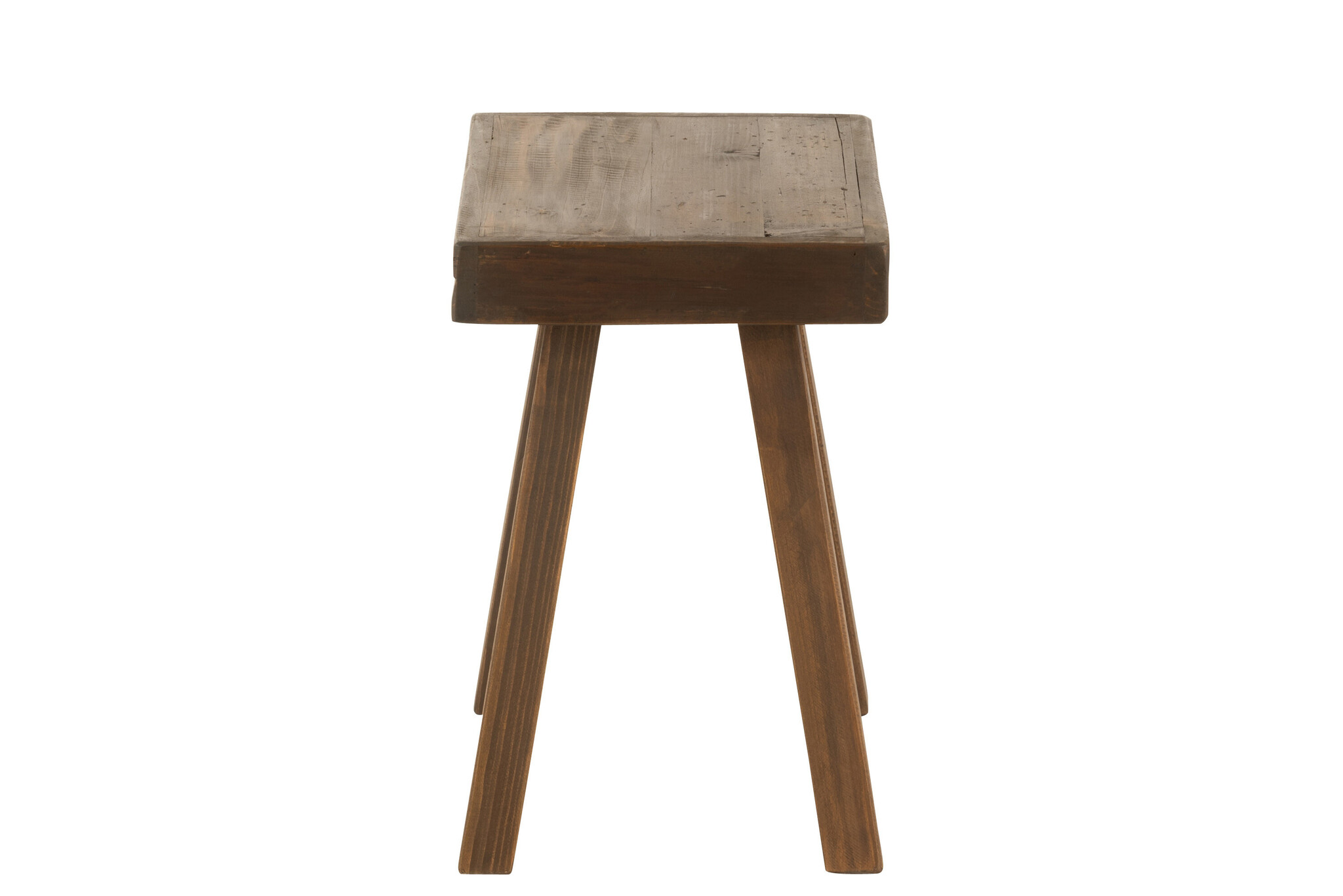 STOOL BASIC WOOD BROWN