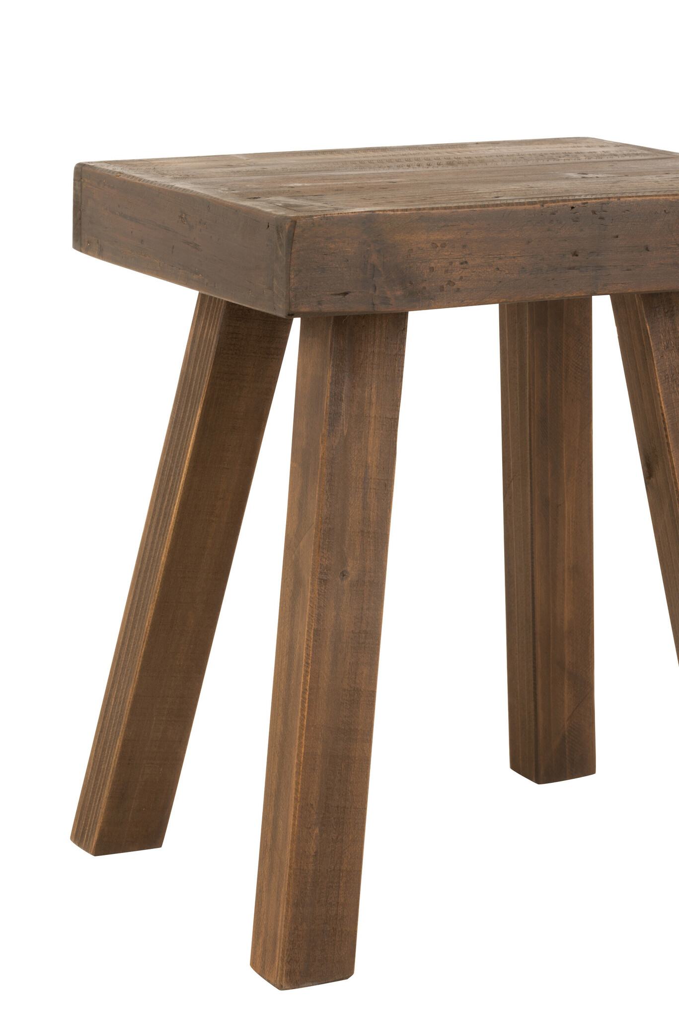 STOOL BASIC WOOD BROWN