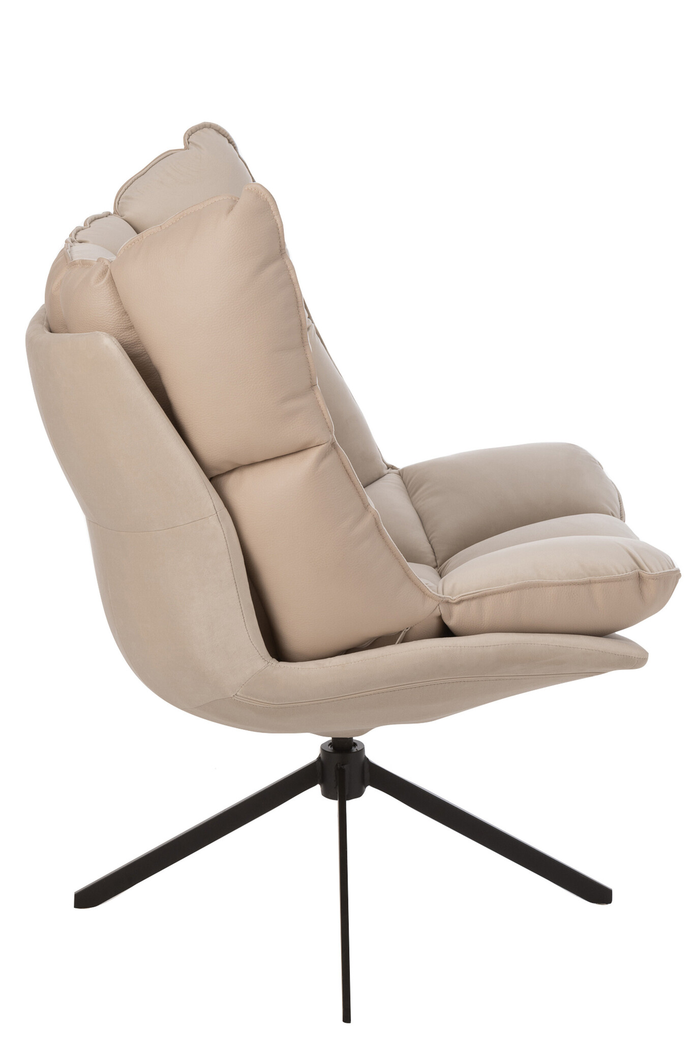 CHAIR REL CUSH FR TEX/MET BEI