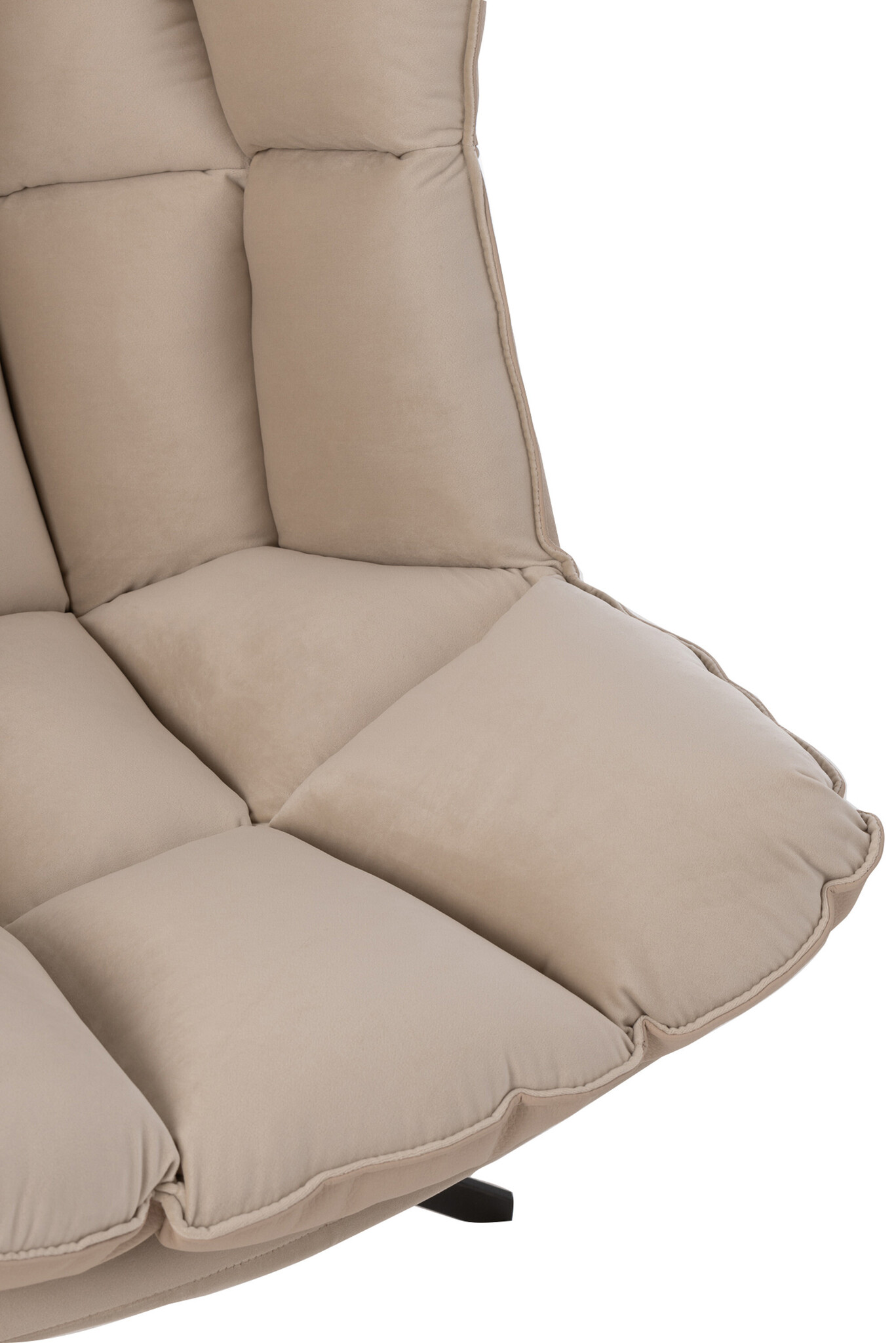 CHAIR REL CUSH FR TEX/MET BEI