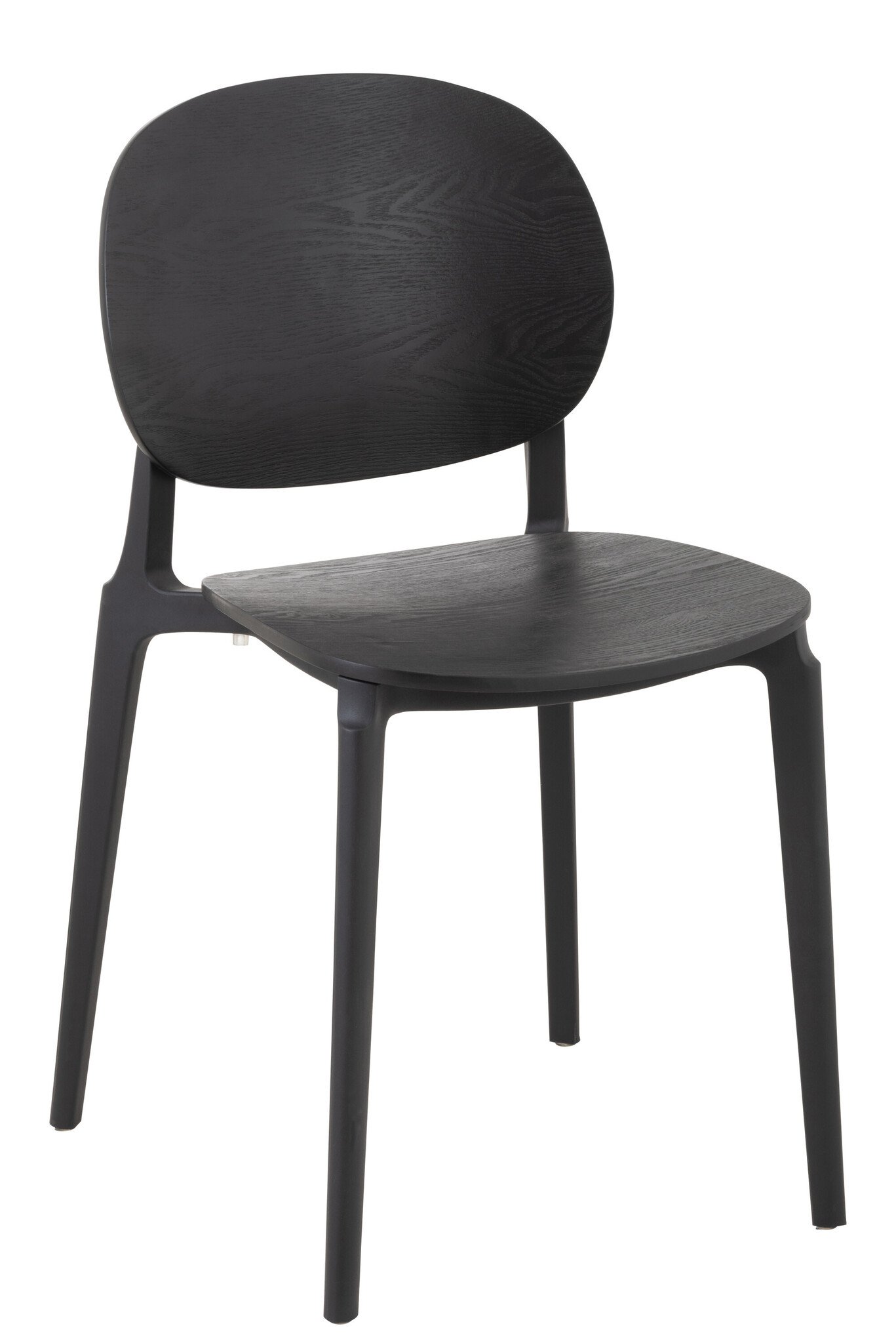 CHAIR BASIC POLYESTER/FIN BL