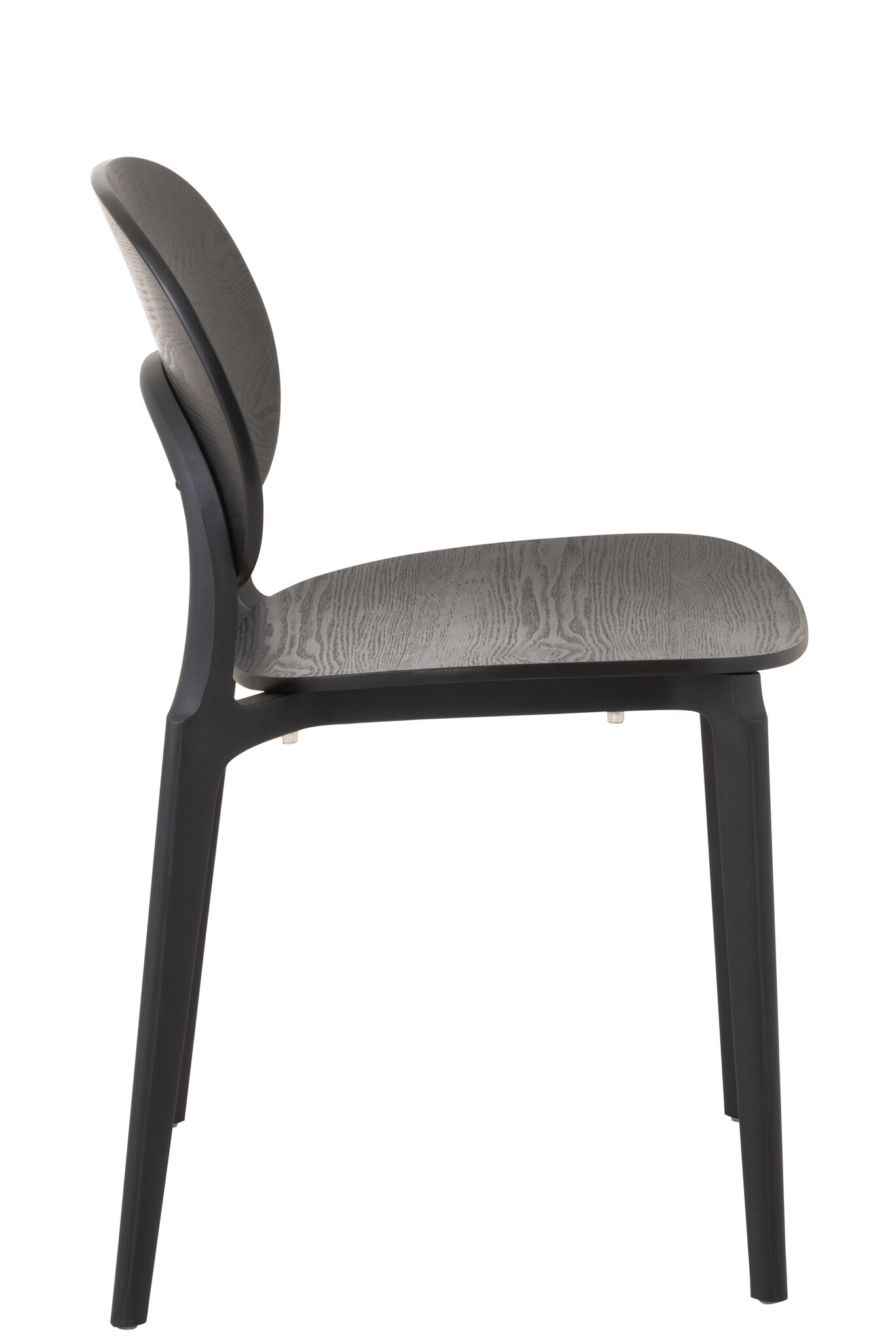 CHAIR BASIC POLYESTER/FIN BL