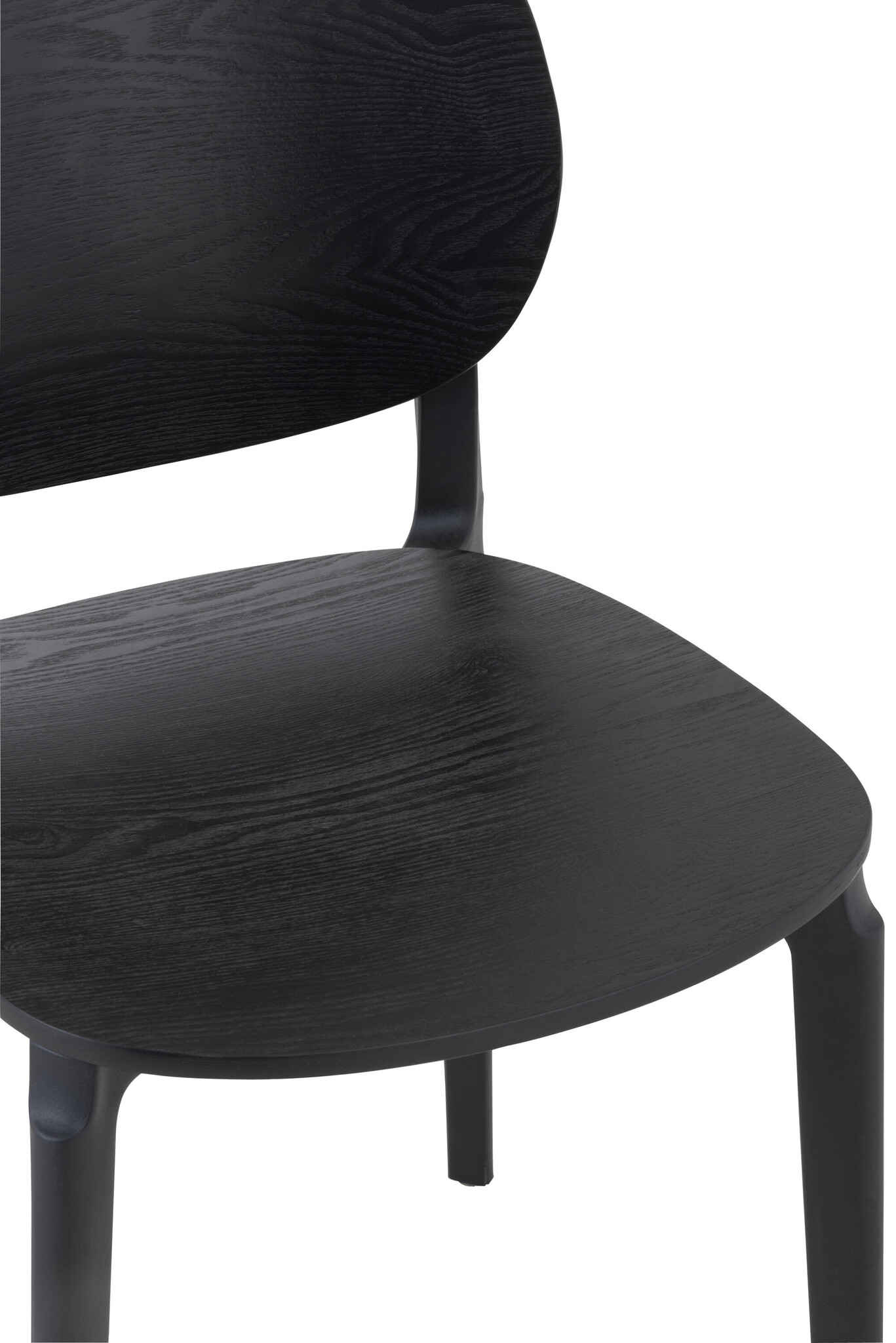 CHAIR BASIC POLYESTER/FIN BL