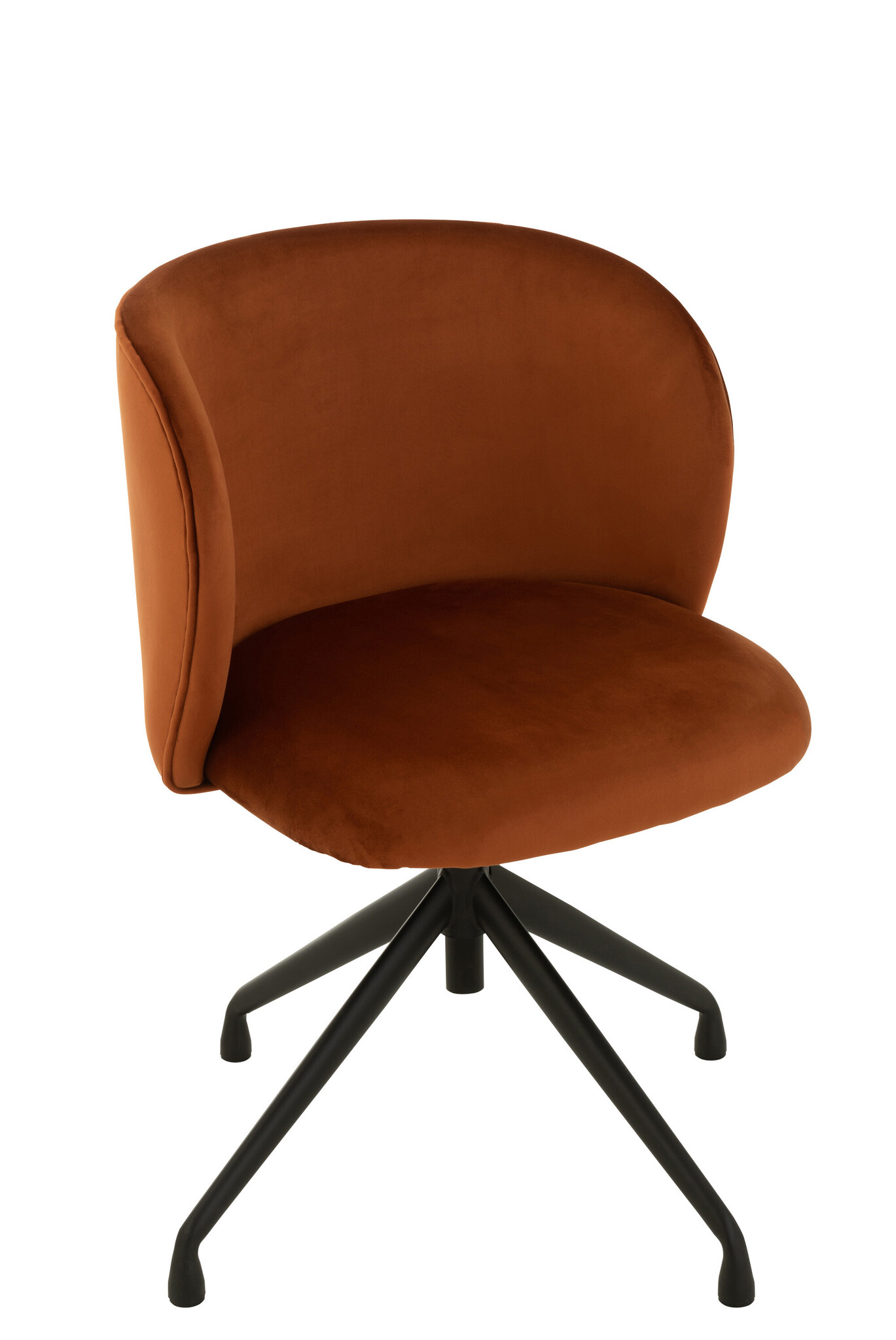 CHAIR TURN/UP/DO VELV DRK ORAN