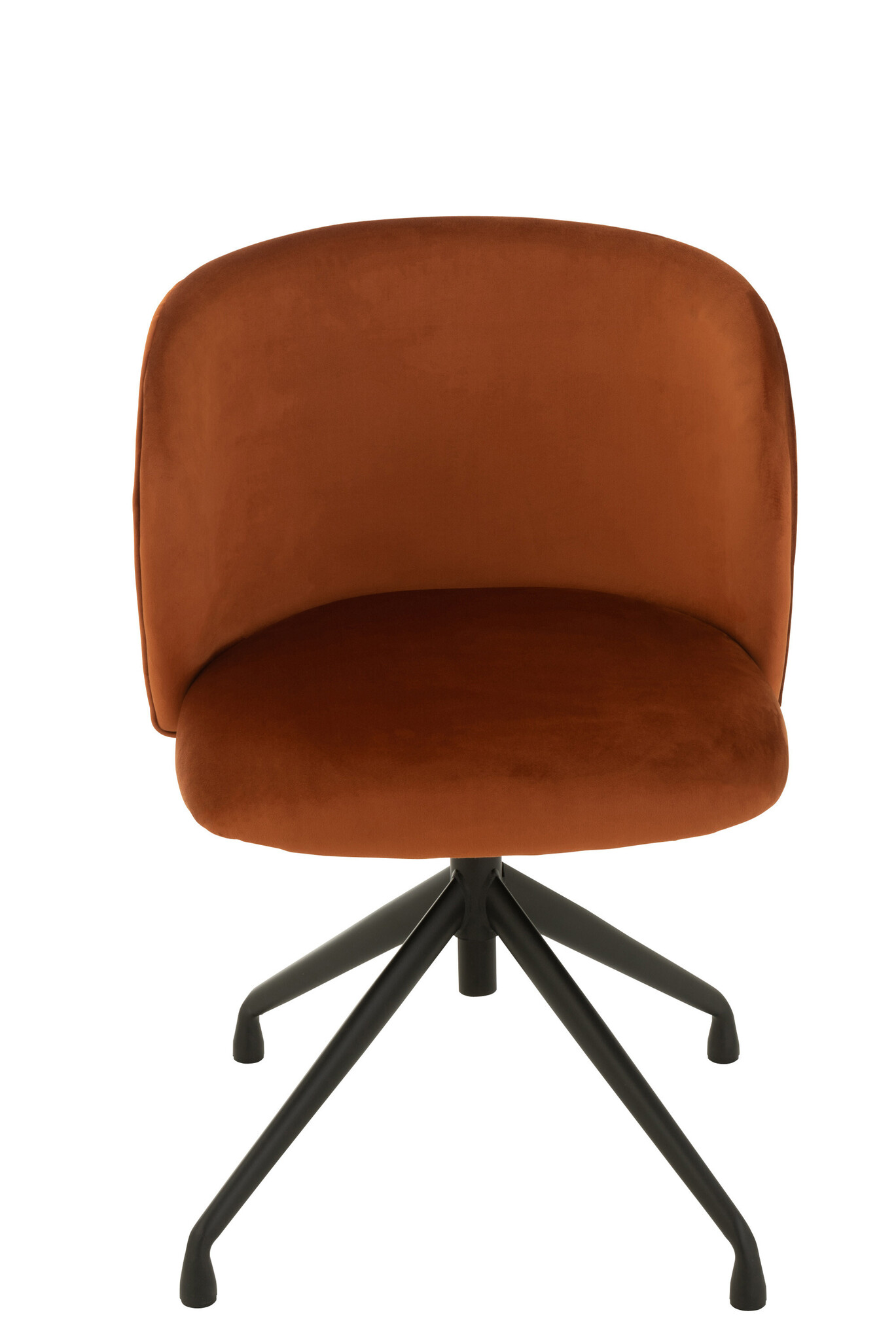 CHAIR TURN/UP/DO VELV DRK ORAN