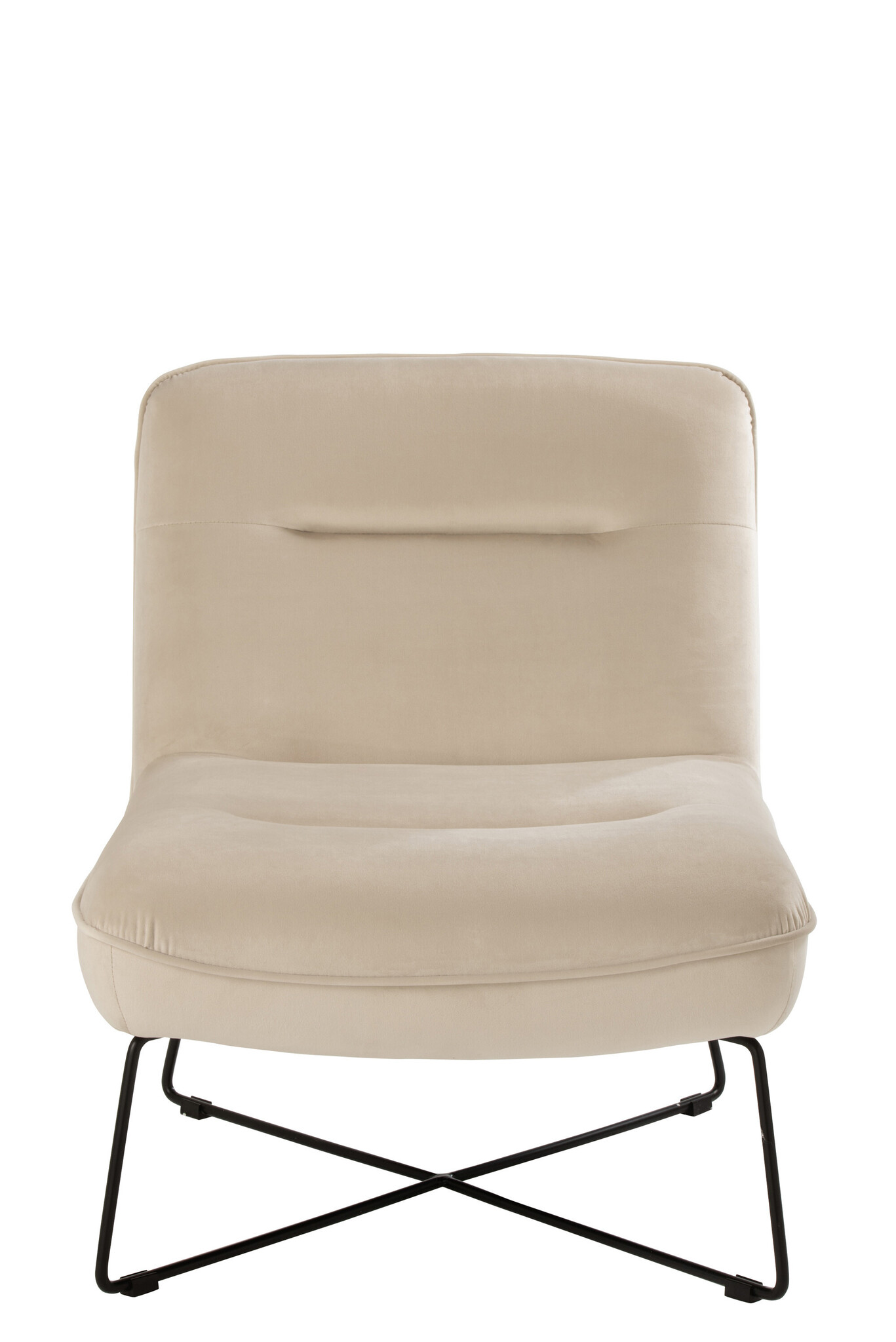 LOUNGE CHAIR FRAME TEXT/MET WH