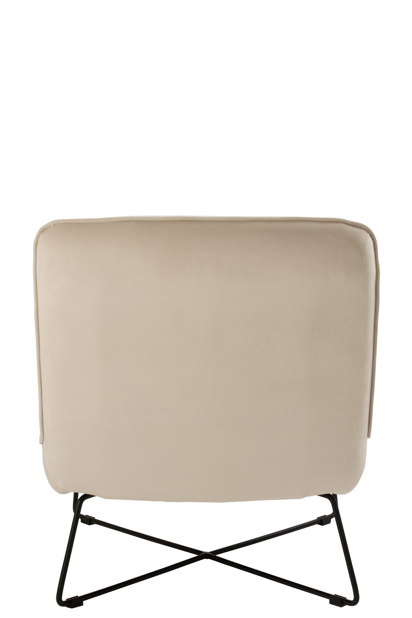 LOUNGE CHAIR FRAME TEXT/MET WH