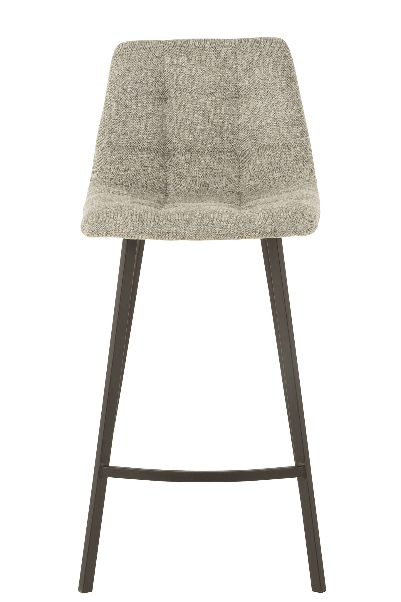BARSTOOL STEPHANE TEX/MET GRY