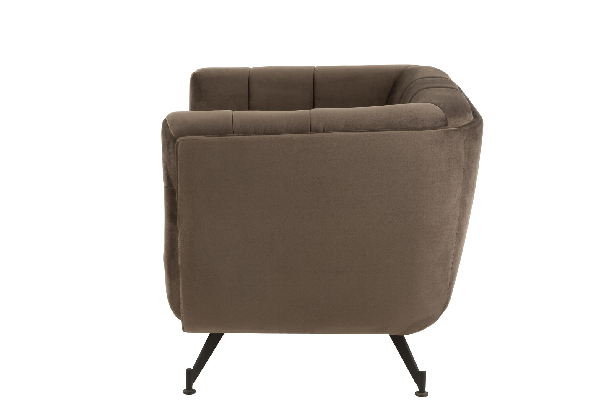 LOUNGE SEAT 1P TE/WD/MET D GRY