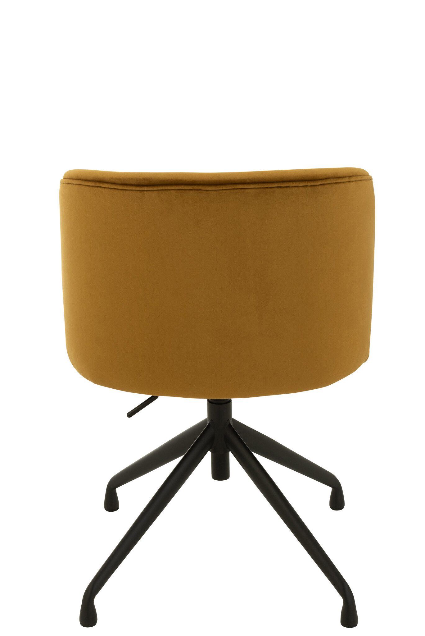CHAIR TURN/UP/DOWN VELV OCHRE