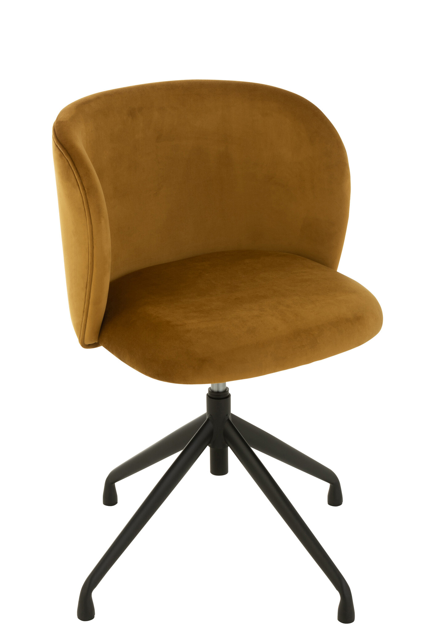 CHAIR TURN/UP/DOWN VELV OCHRE