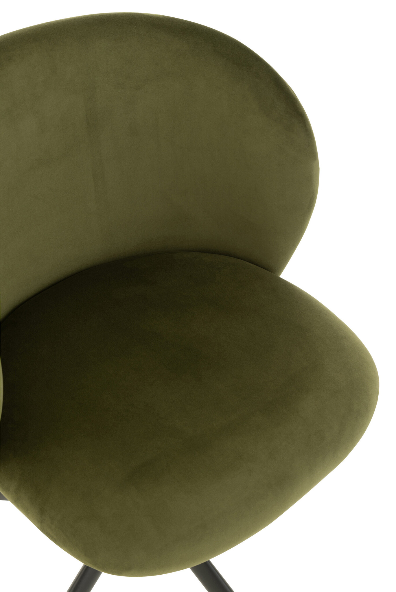 CHAIR TURN/UP/DO VELV DRK GREE