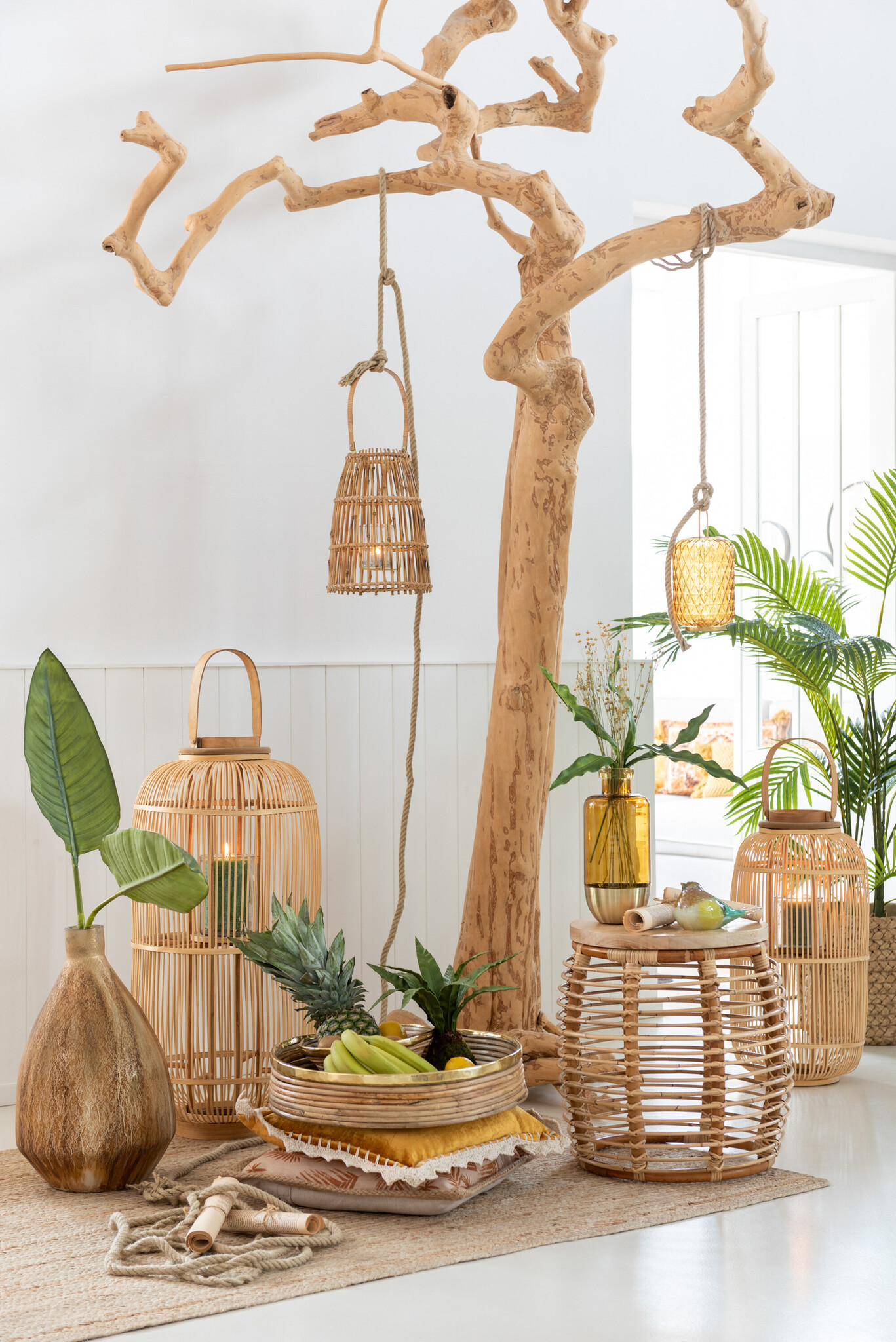 SIDE TABLE ANA RATTAN NATURAL