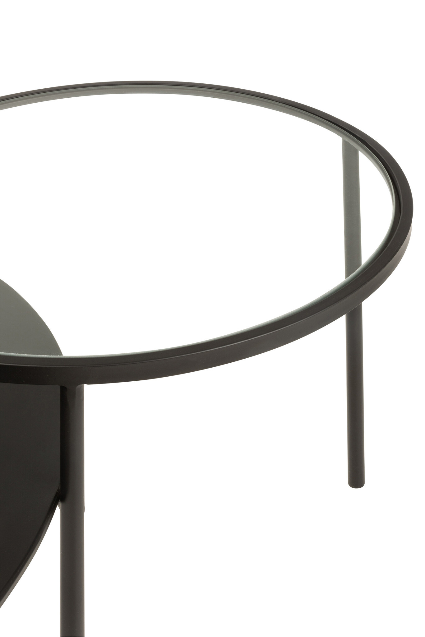 SIDETABLE 2 LEVEL MET/GL BL L