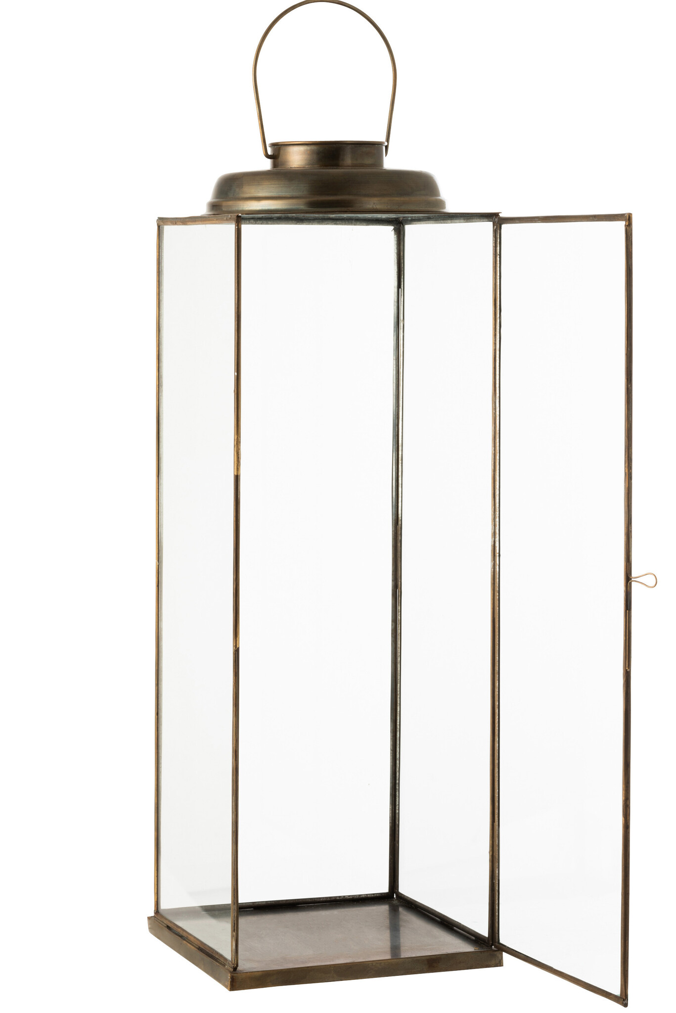 LANTERN SQ LOW ANT GL/IR BR L