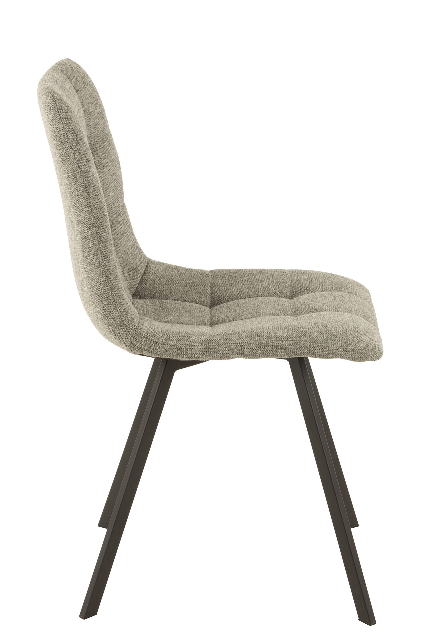 CHAIR BABETTE TEXTILE/MET GRY