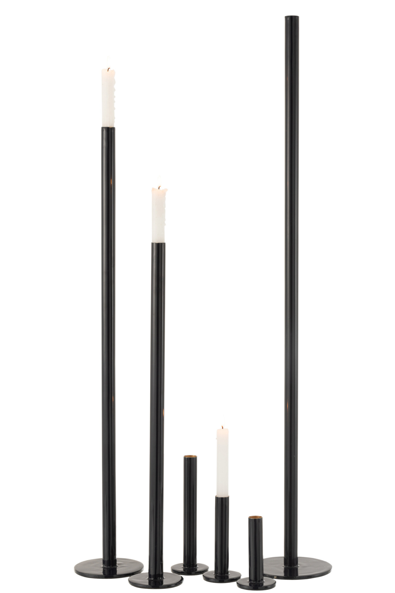S/3 CANDL HIGH MOD MET BLUE