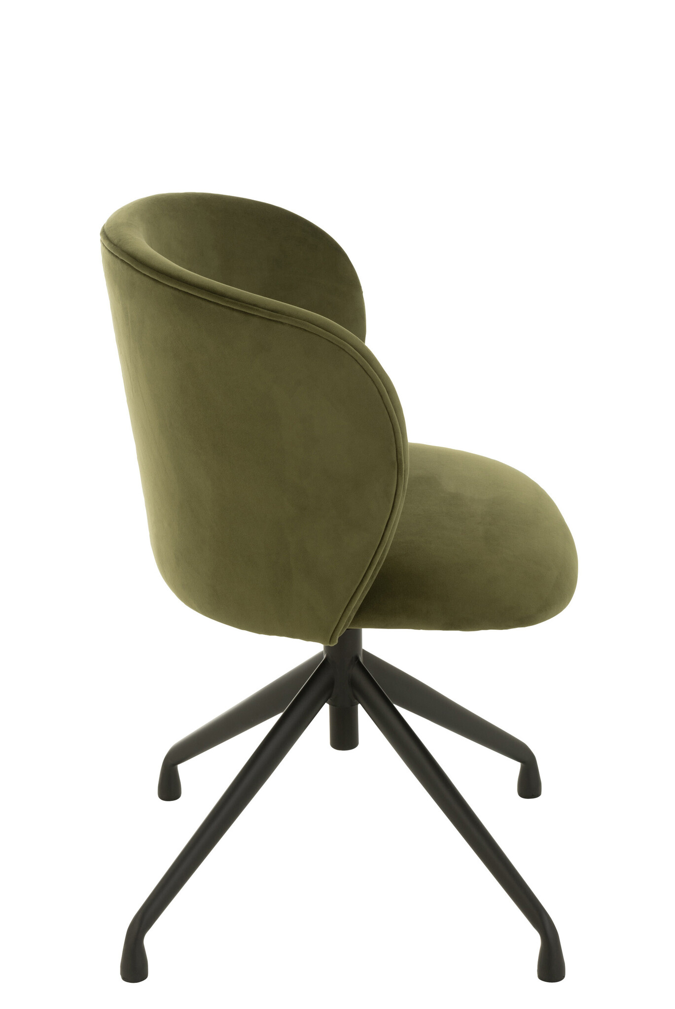 CHAIR TURN/UP/DO VELV DRK GREE