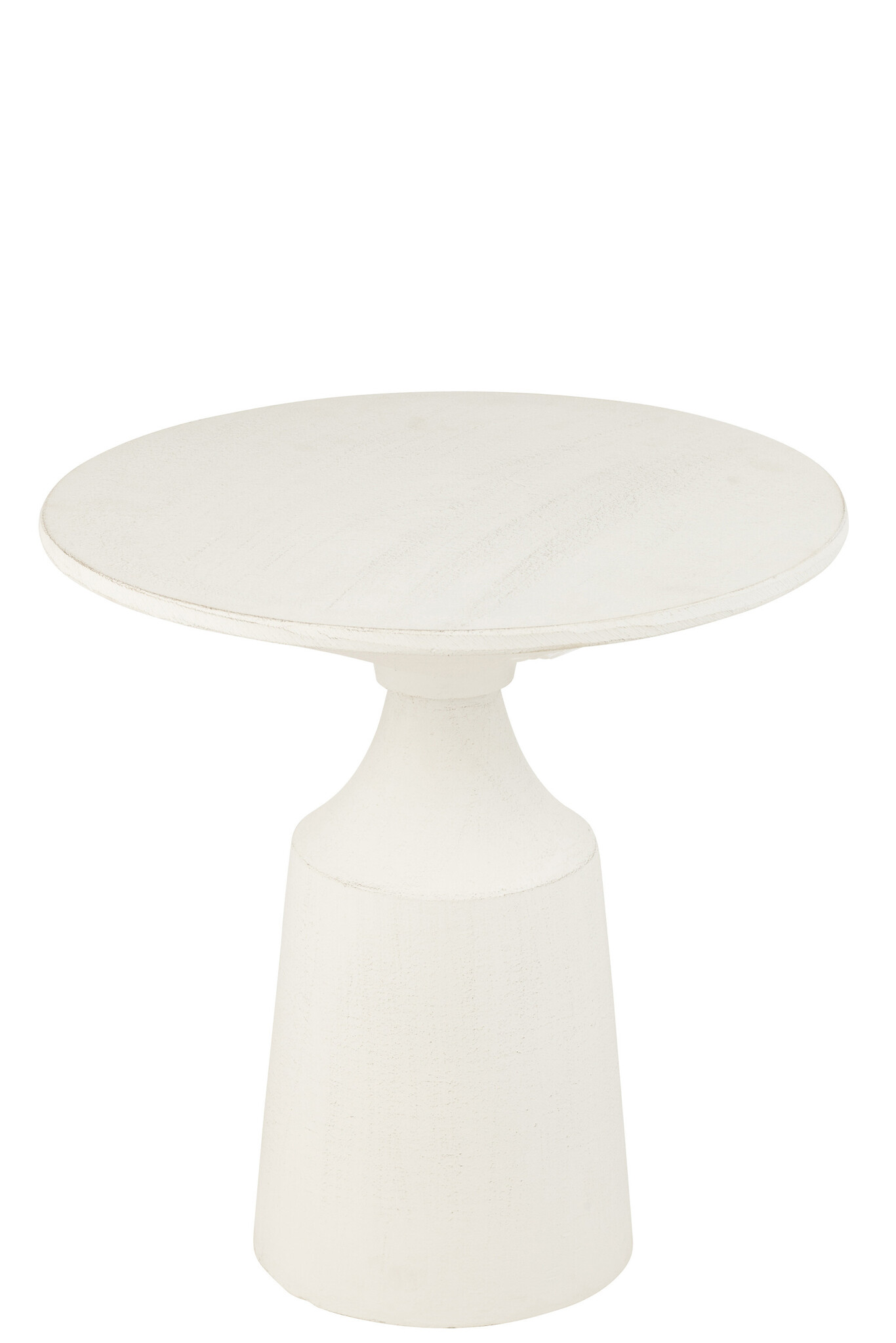 SIDETABLE RND ALUMINIUM WHITE