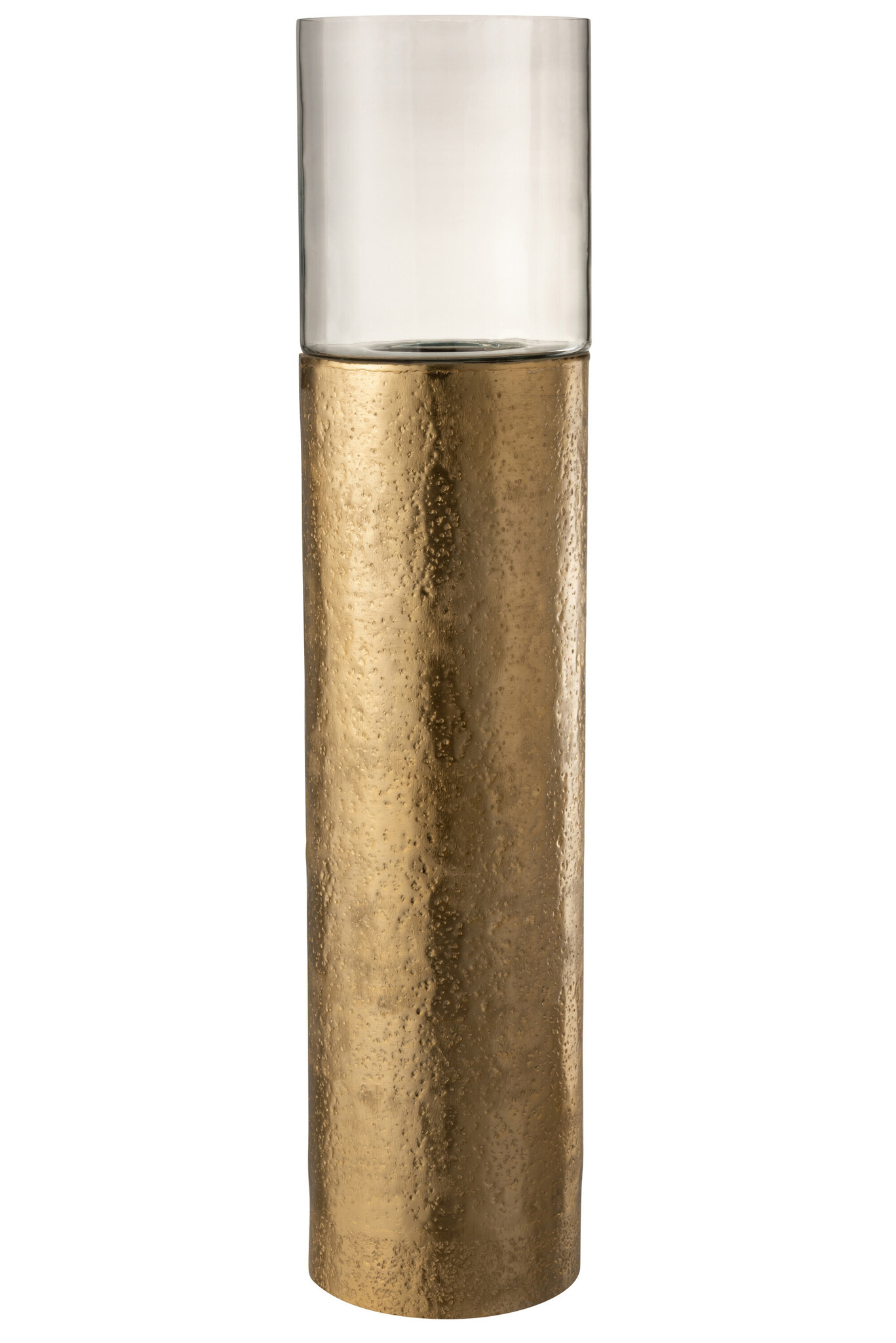 TEALIGHT HOLDER MILA ALUMINIUM/GL GD