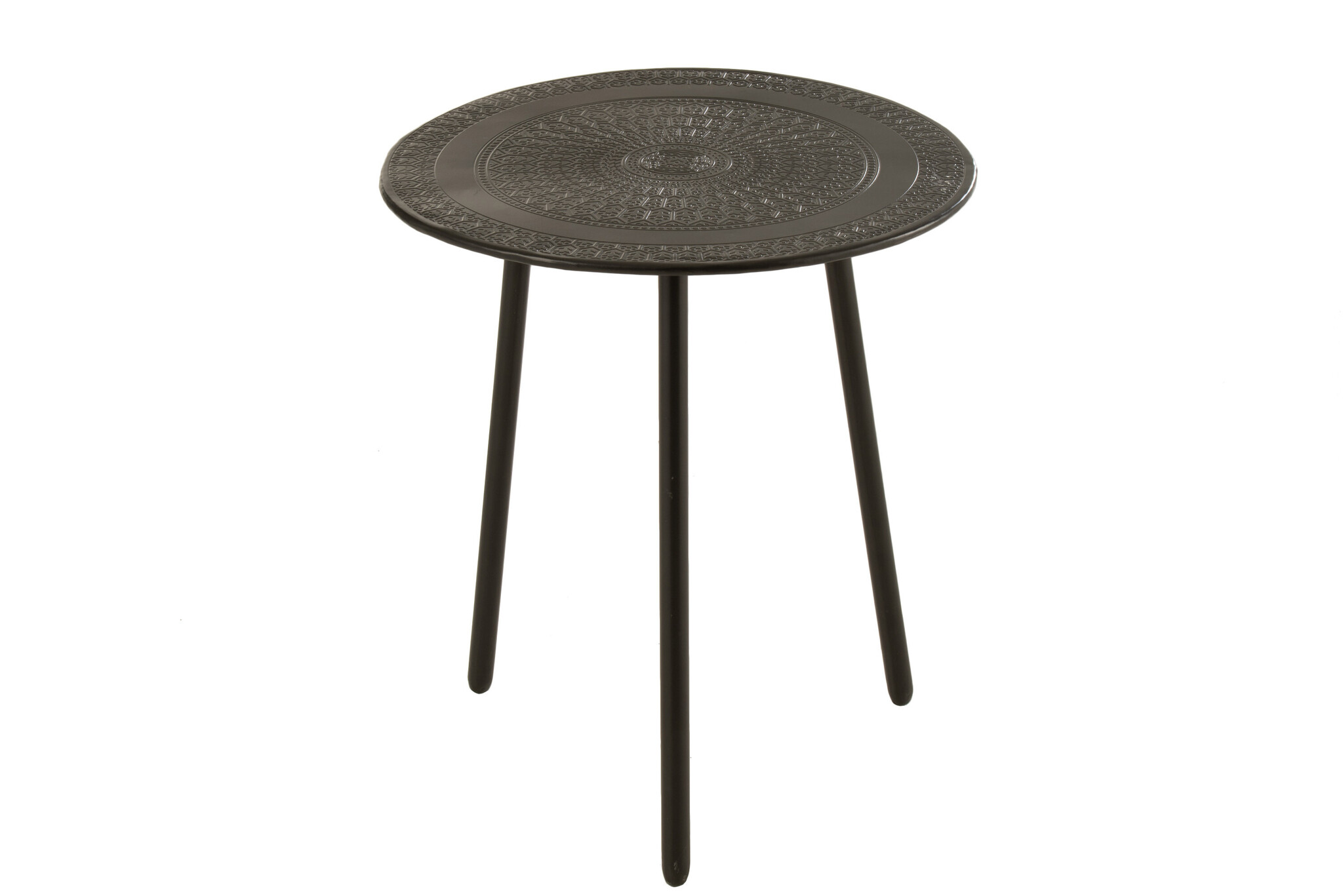 3 LEG TABLE MET BL S