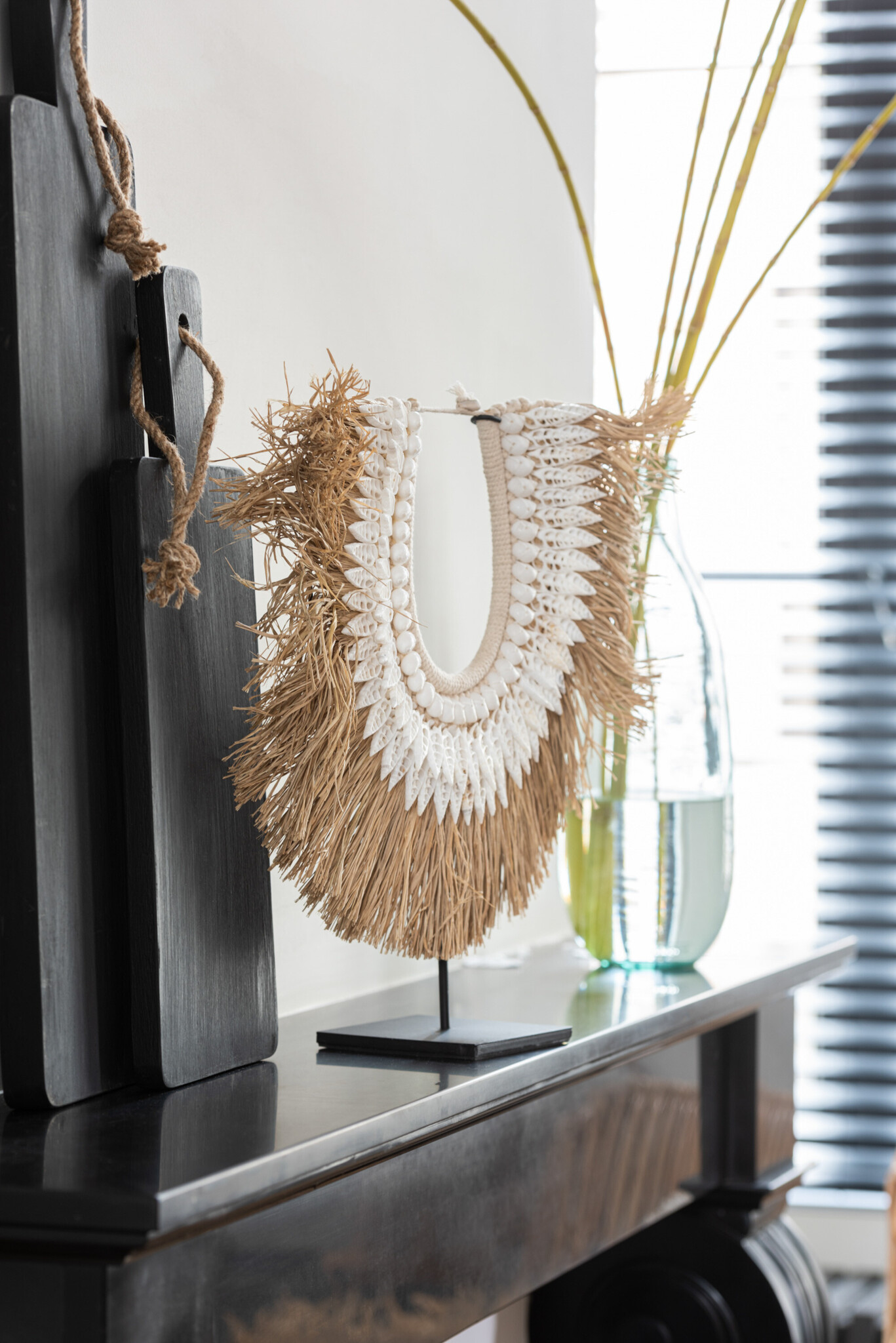 NECKLA+ST DORA SHEL/SEAGR WH L