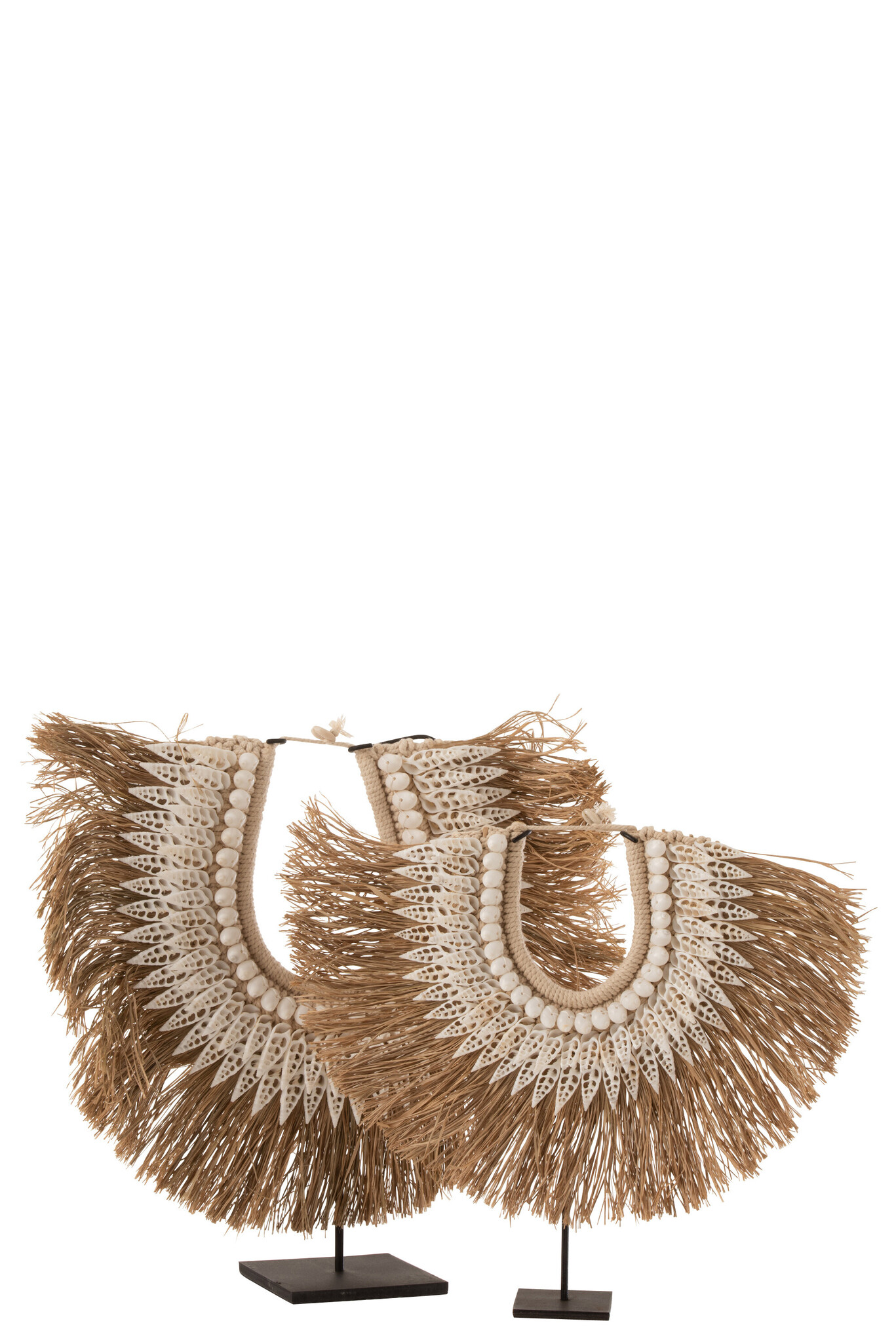 NECKLA+ST DORA SHEL/SEAGR WH S